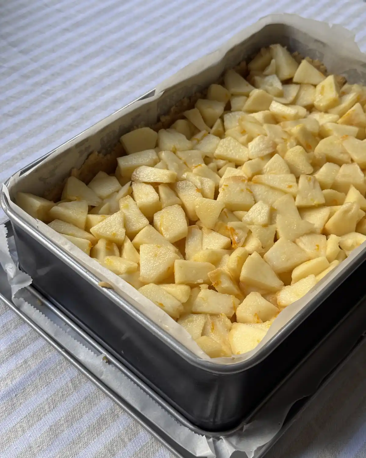 romisbakes receta Crumble de manzana