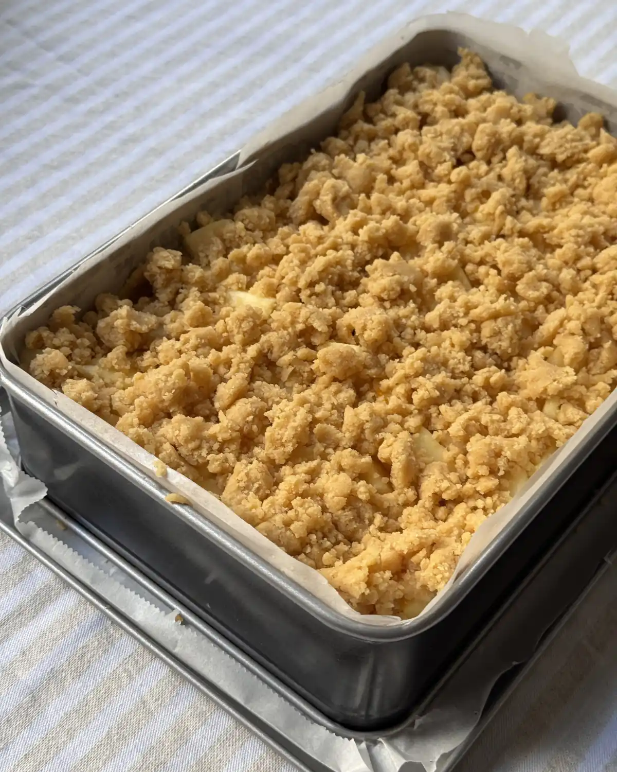 romisbakes receta Crumble de manzana