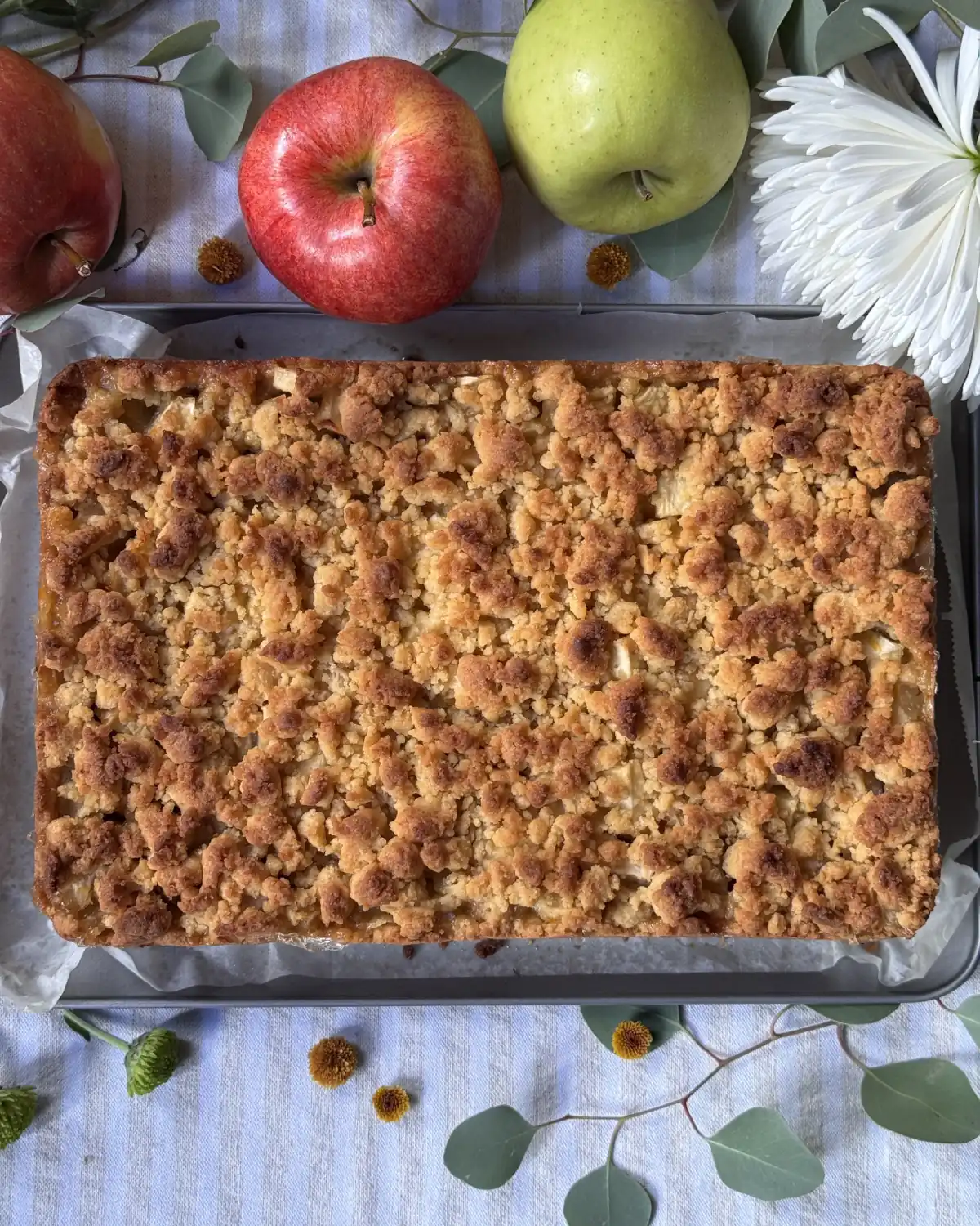 romisbakes receta Crumble de manzana