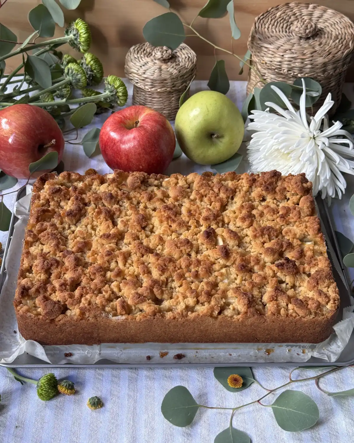 romisbakes receta Crumble de manzana