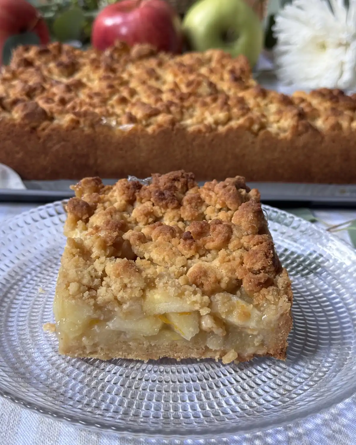 romisbakes receta Crumble de manzana