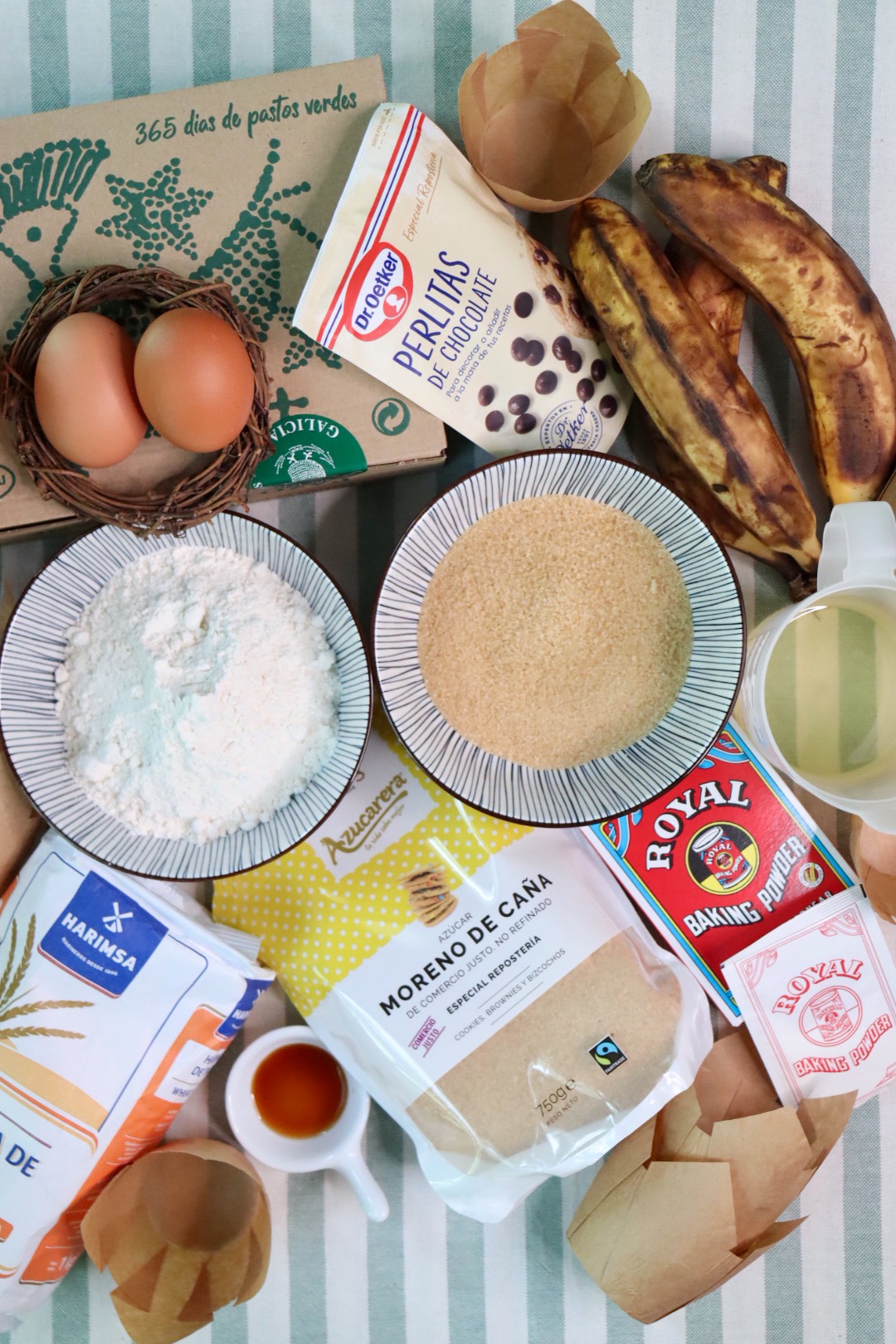 romisbakes receta muffins de plátano