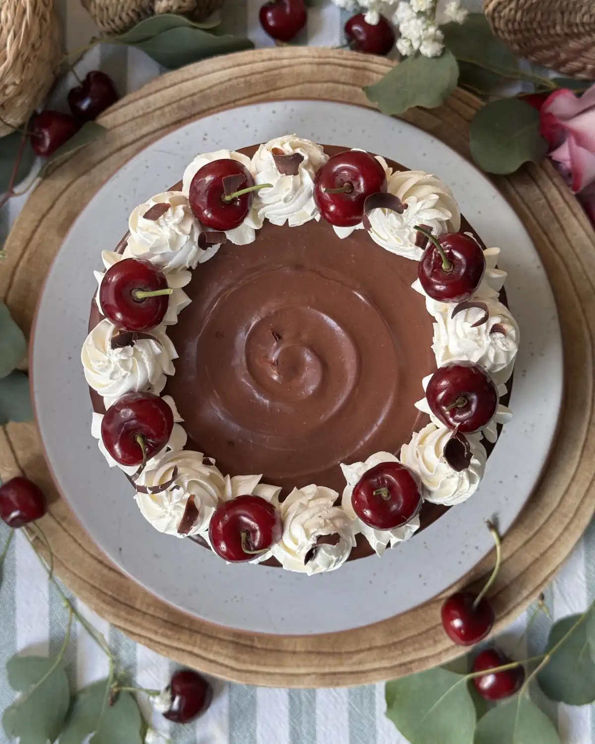 romisbakes recipe Black forest cake