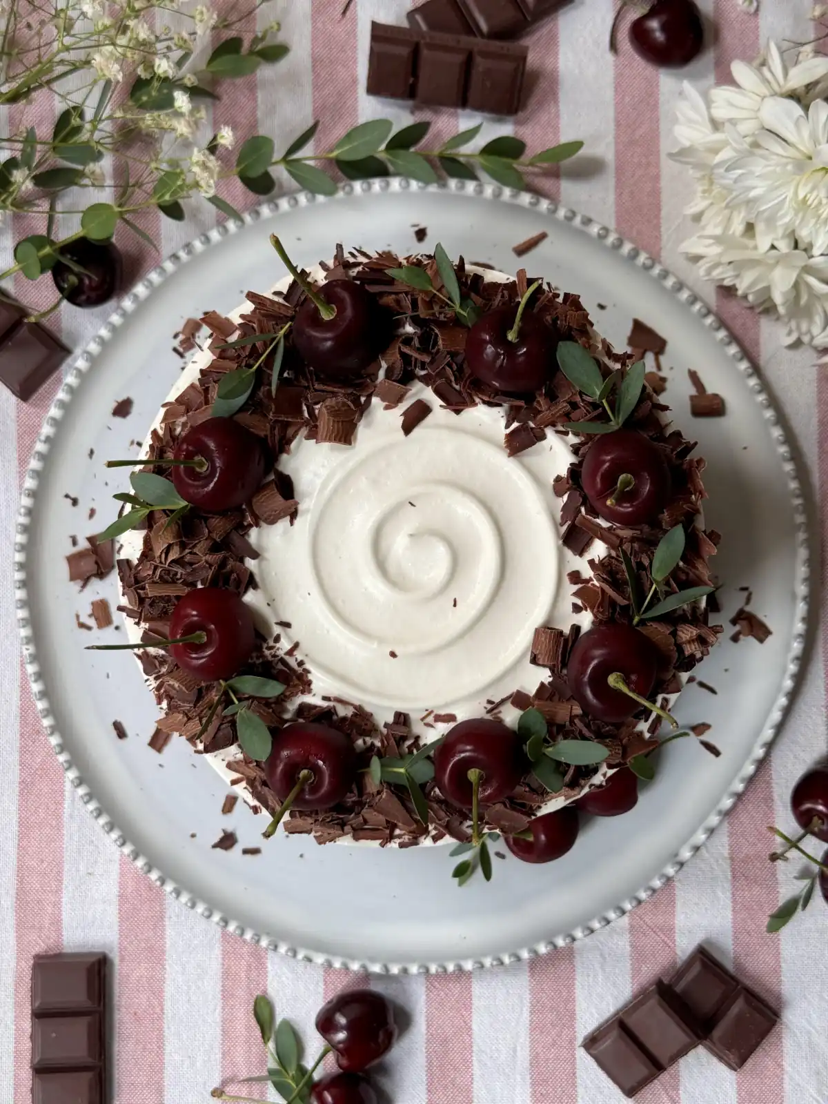 romisbakes recipe Black forest cake