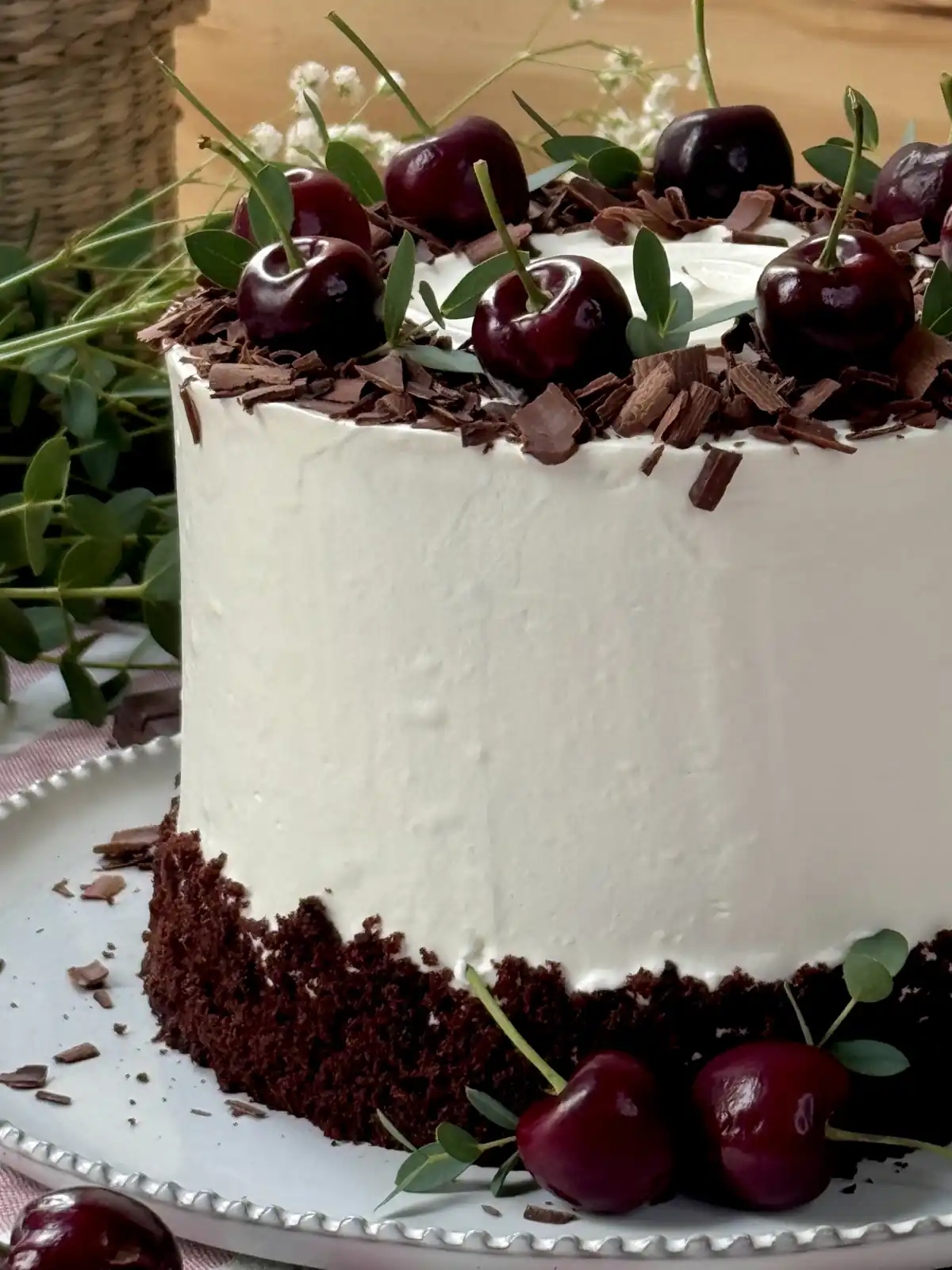 romisbakes recipe Black forest cake