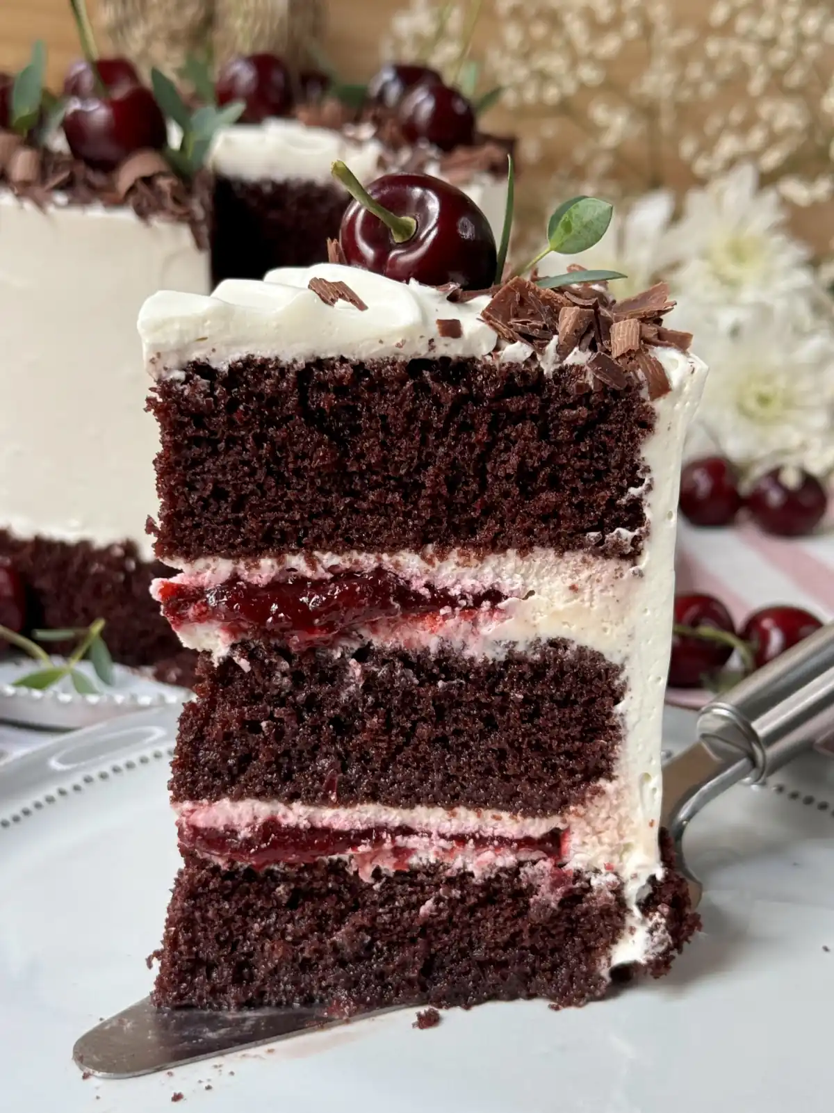 romisbakes recipe Black forest cake