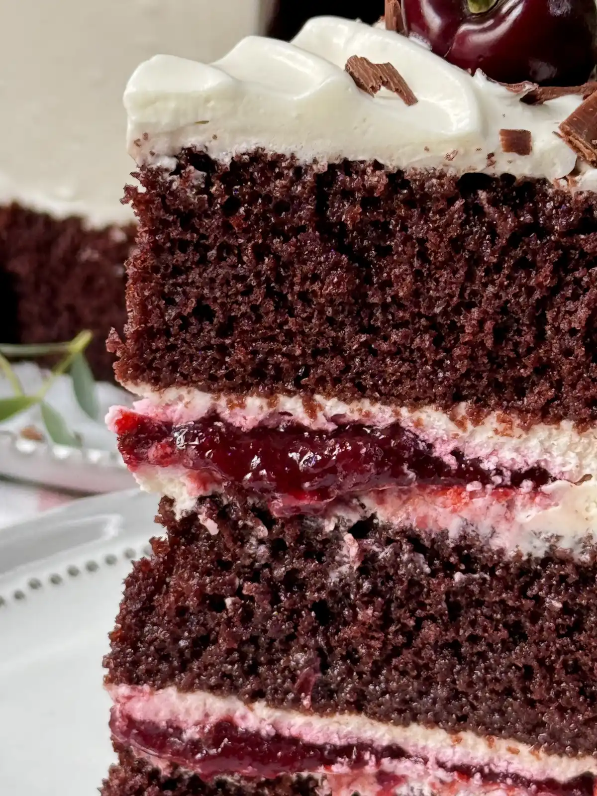 romisbakes recipe Black forest cake