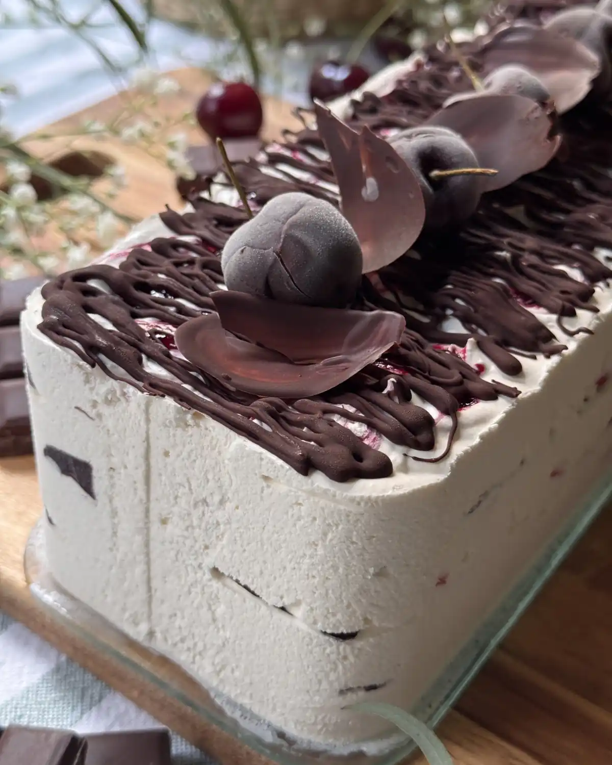 romisbakes receta Black Forest Viennetta (Comtessa)