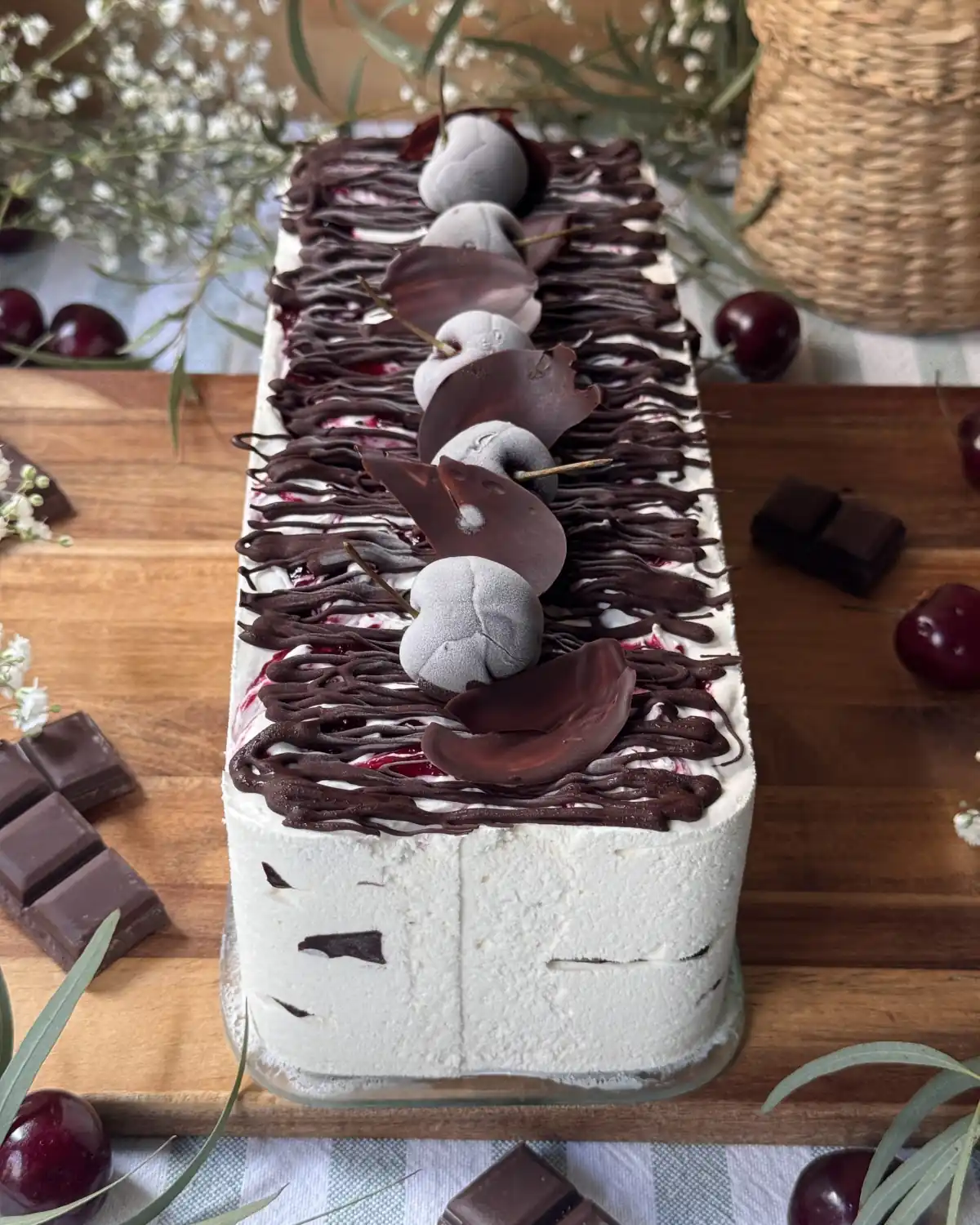 romisbakes receta Black Forest Viennetta (Comtessa)