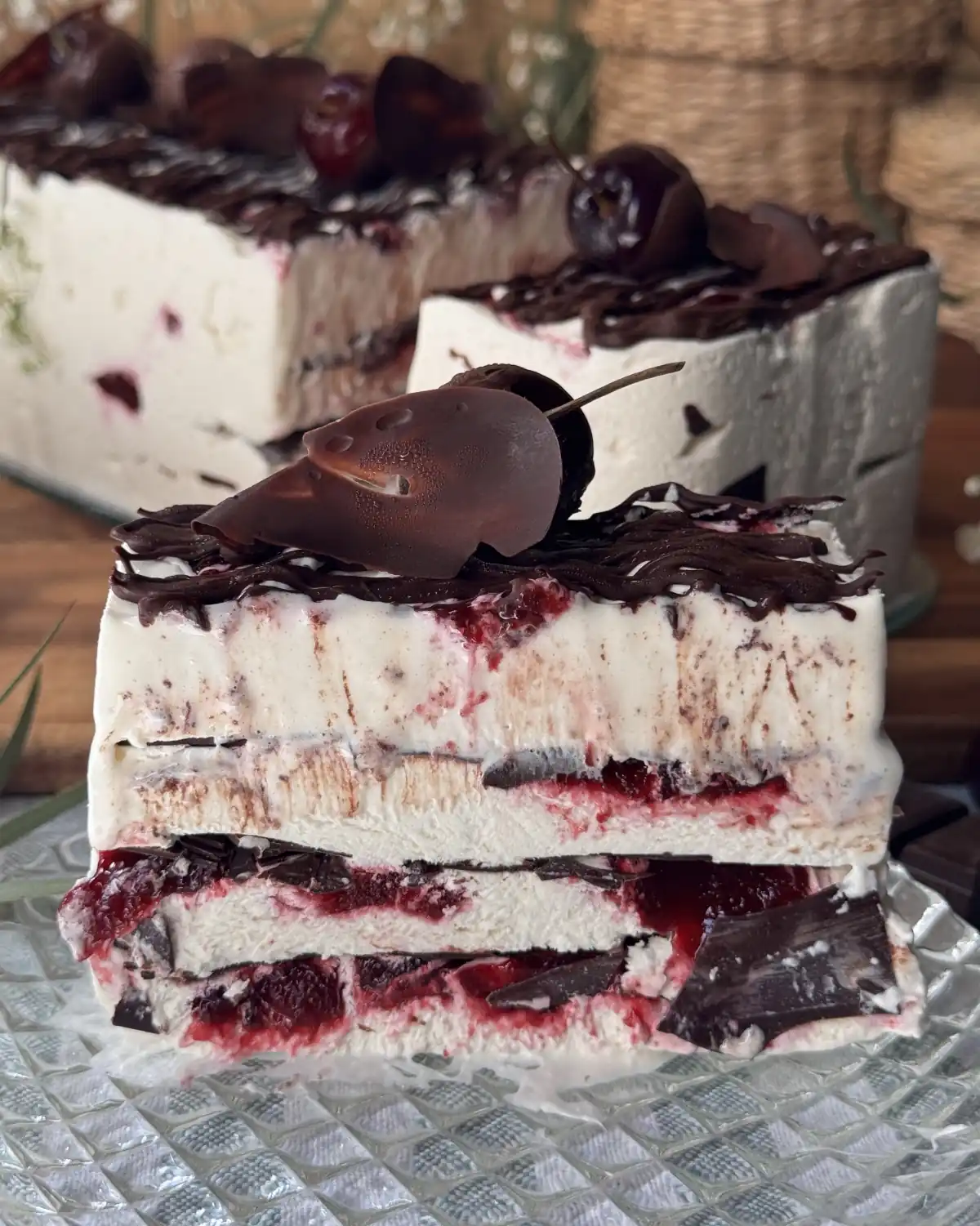 romisbakes recipe Black Forest Viennetta (Comtessa)