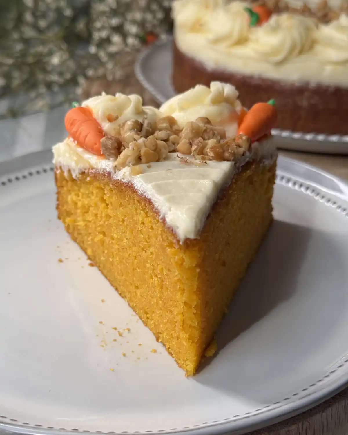 romisbakes recipe Carrot cake with cream cheese frosting