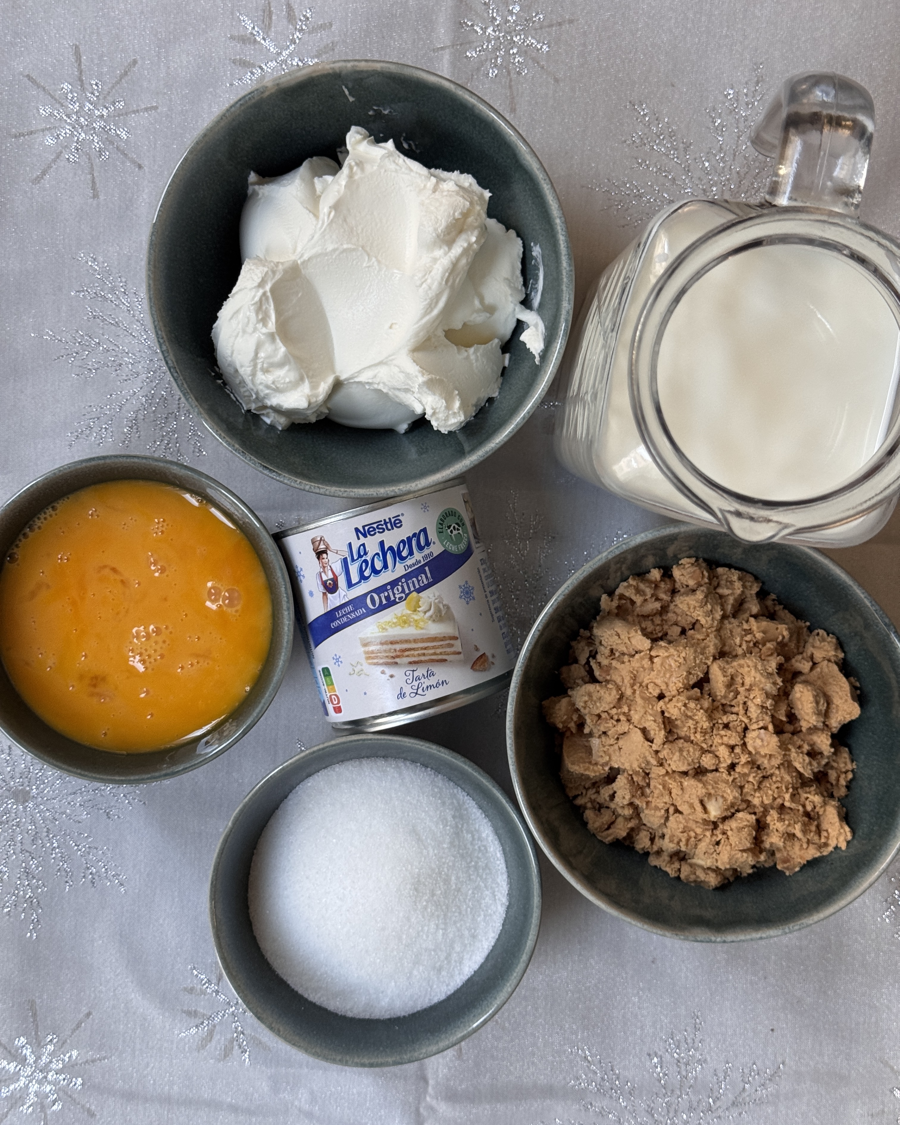 romisbakes receta Flan de queso, turrón y leche condensada