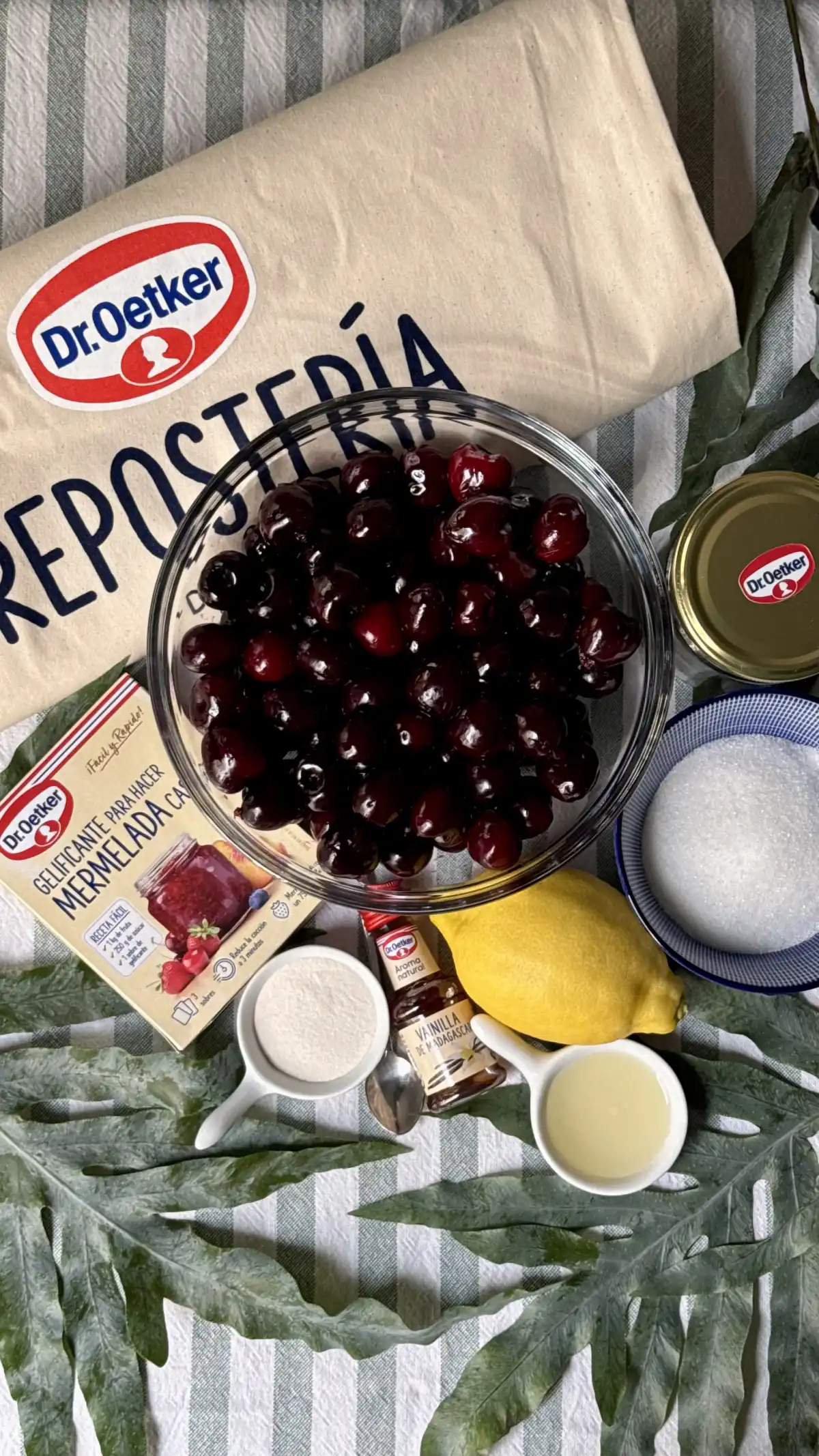 romisbakes recipe Homemade cherry jam