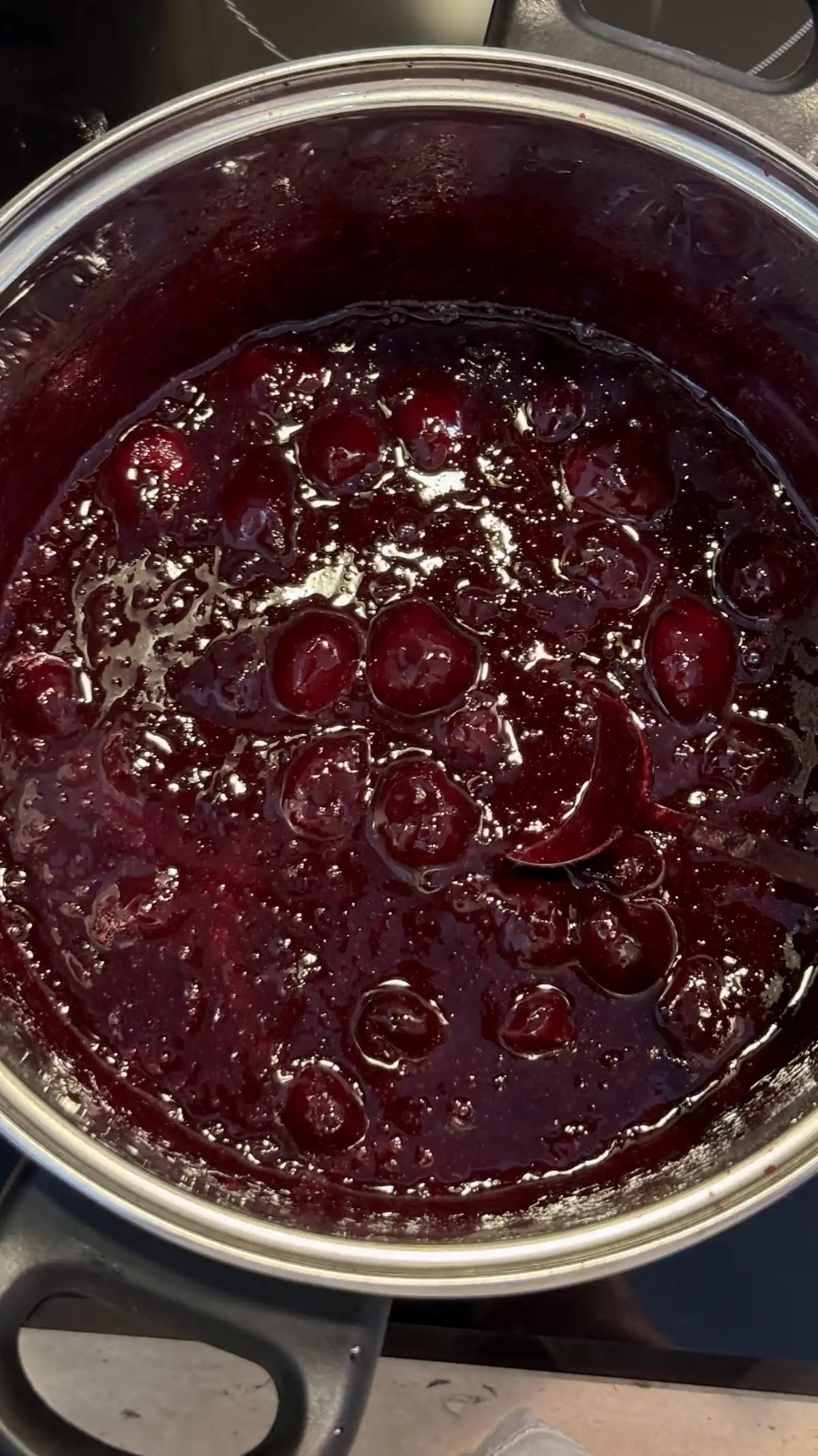 romisbakes recipe Homemade cherry jam
