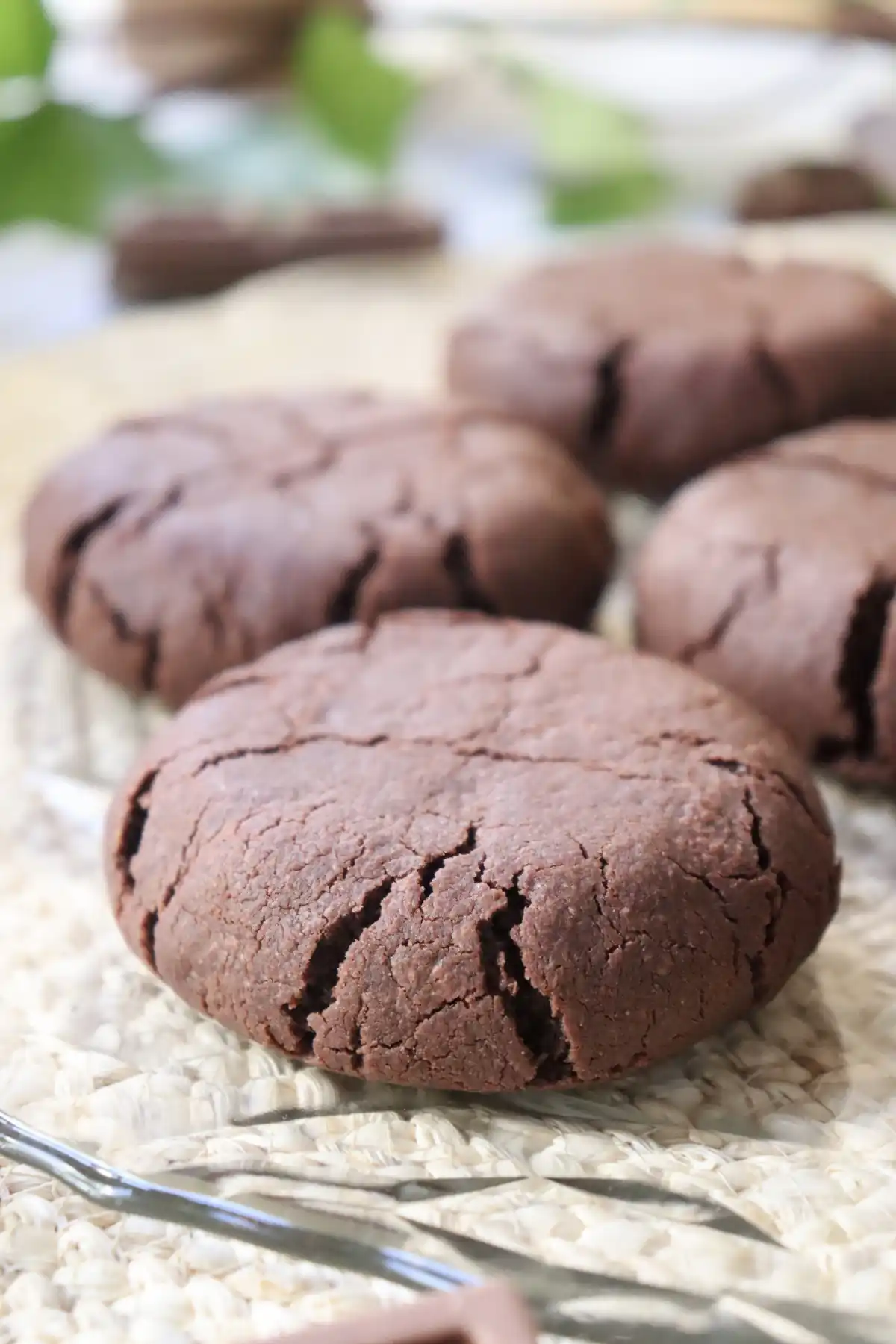 romisbakes recipe Chocolate cookies with chocolate chips and Nutella