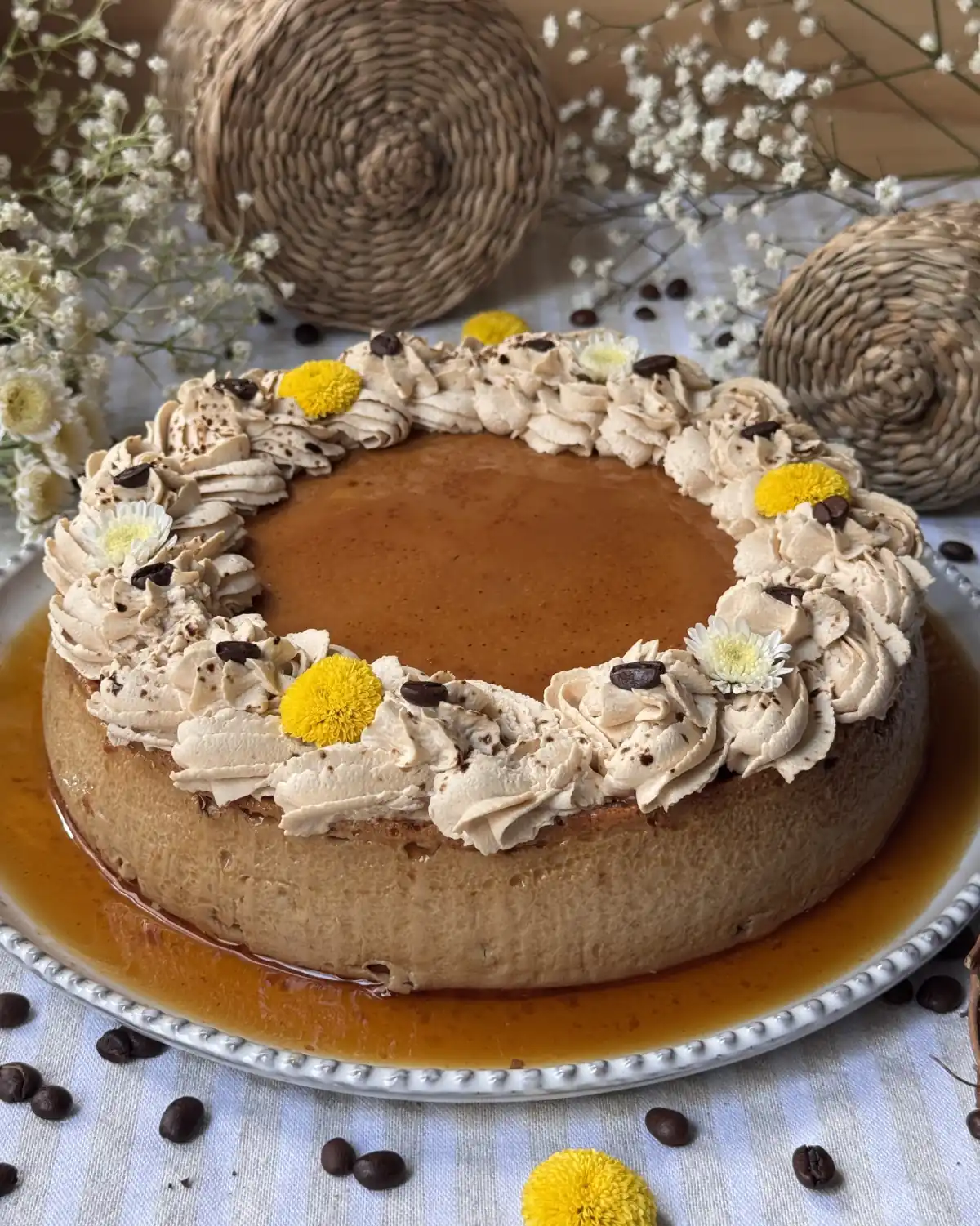 romisbakes receta Flan de café y leche condensada