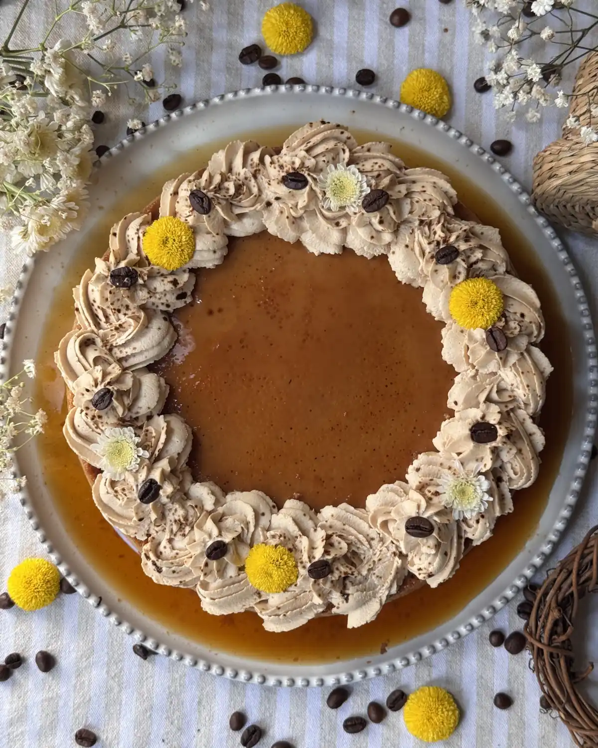 romisbakes receta Flan de café y leche condensada