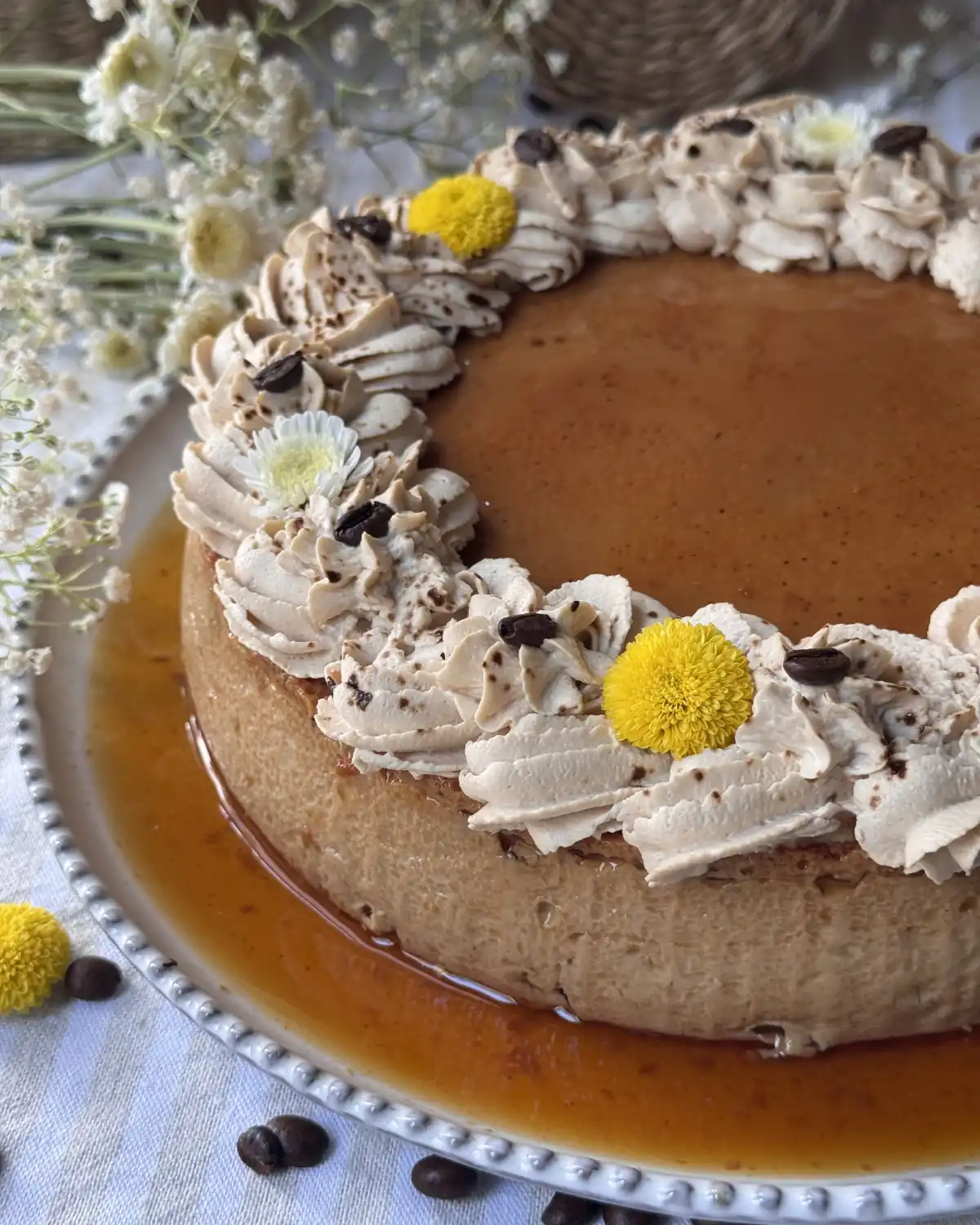 romisbakes receta Flan de café y leche condensada