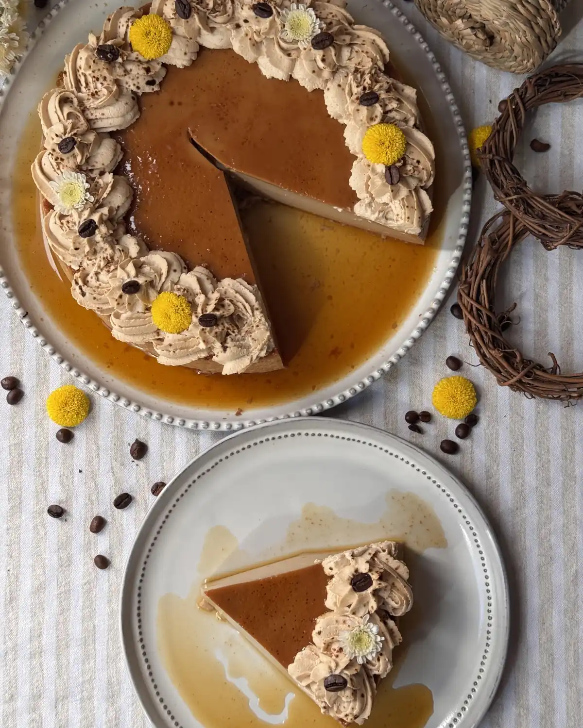 romisbakes receta Flan de café y leche condensada