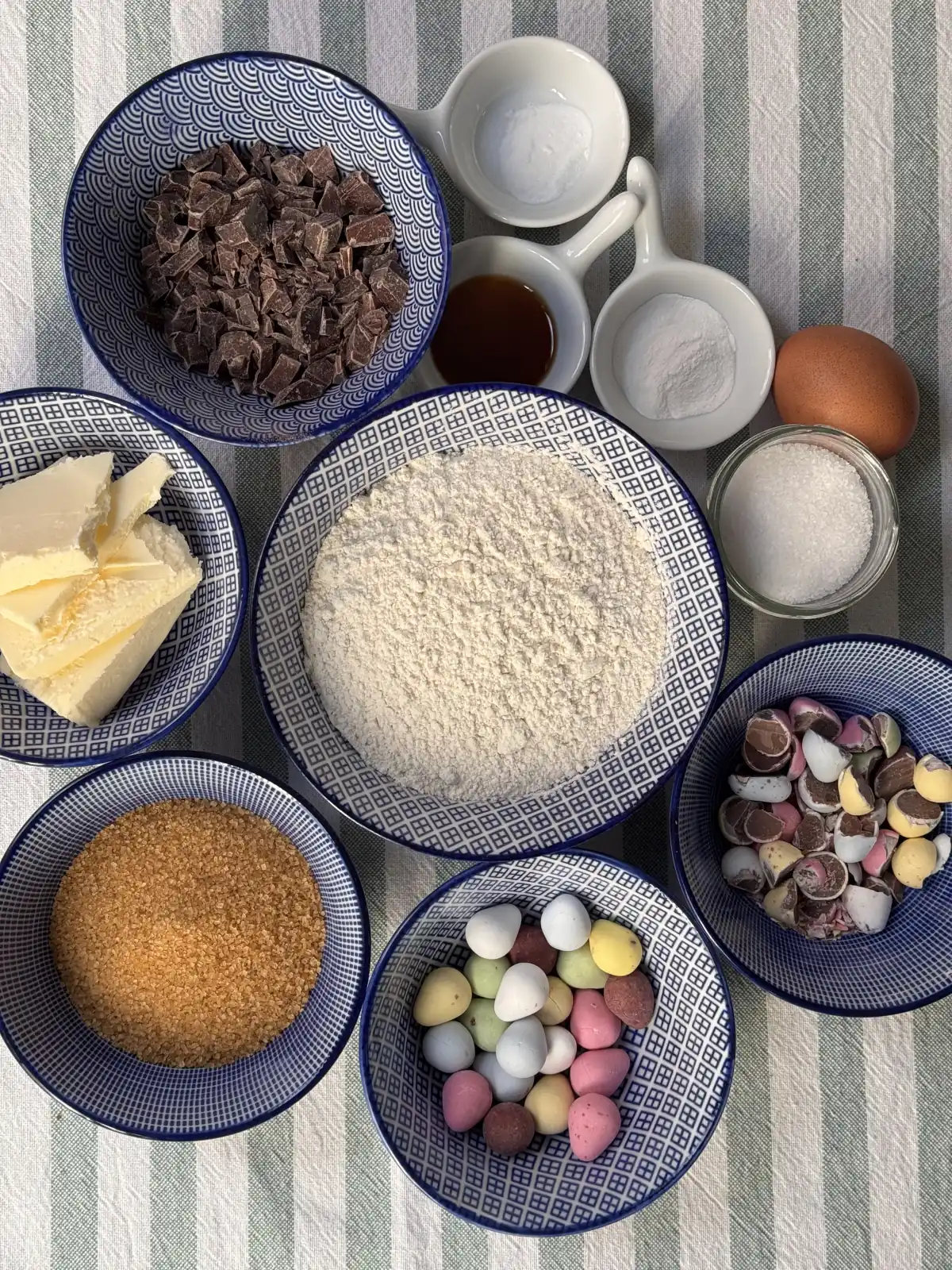 romisbakes receta Brookie de pascua