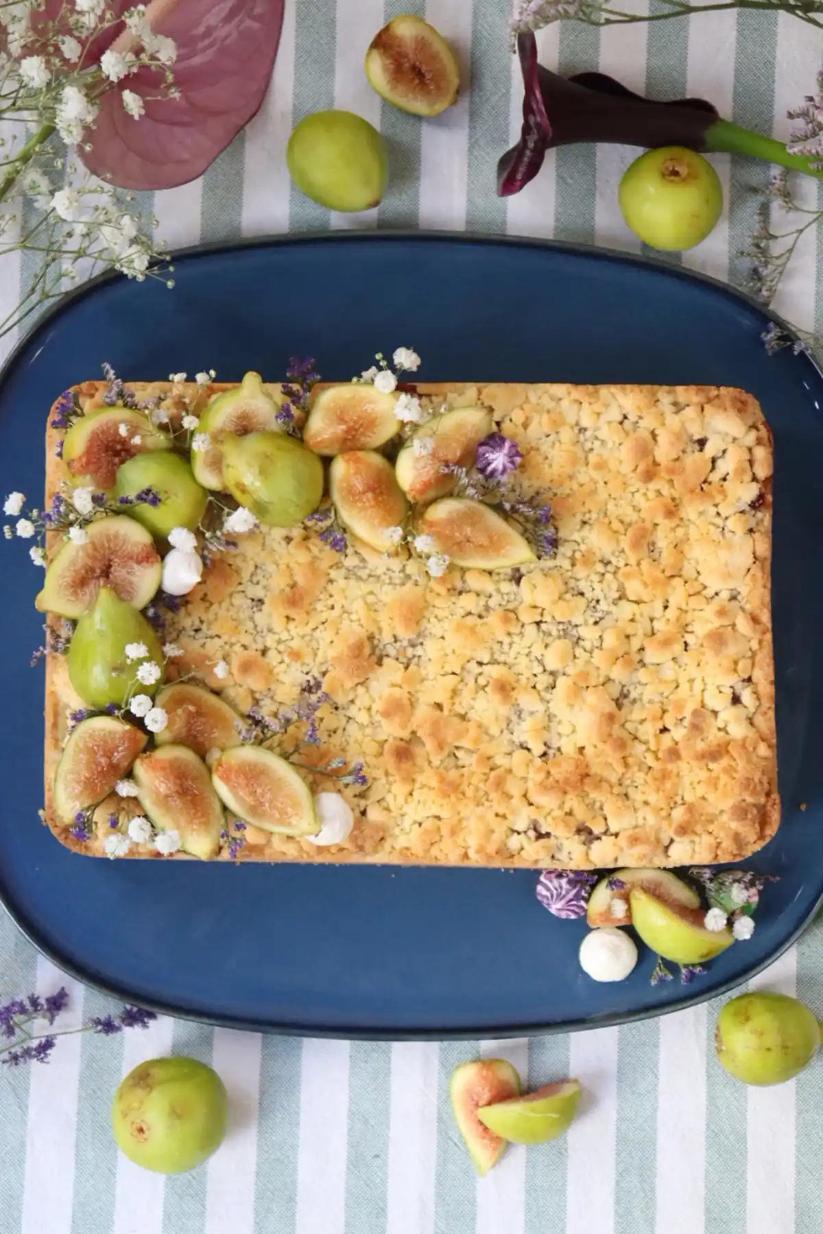 romisbakes recipe Fig and Ricotta Crumble