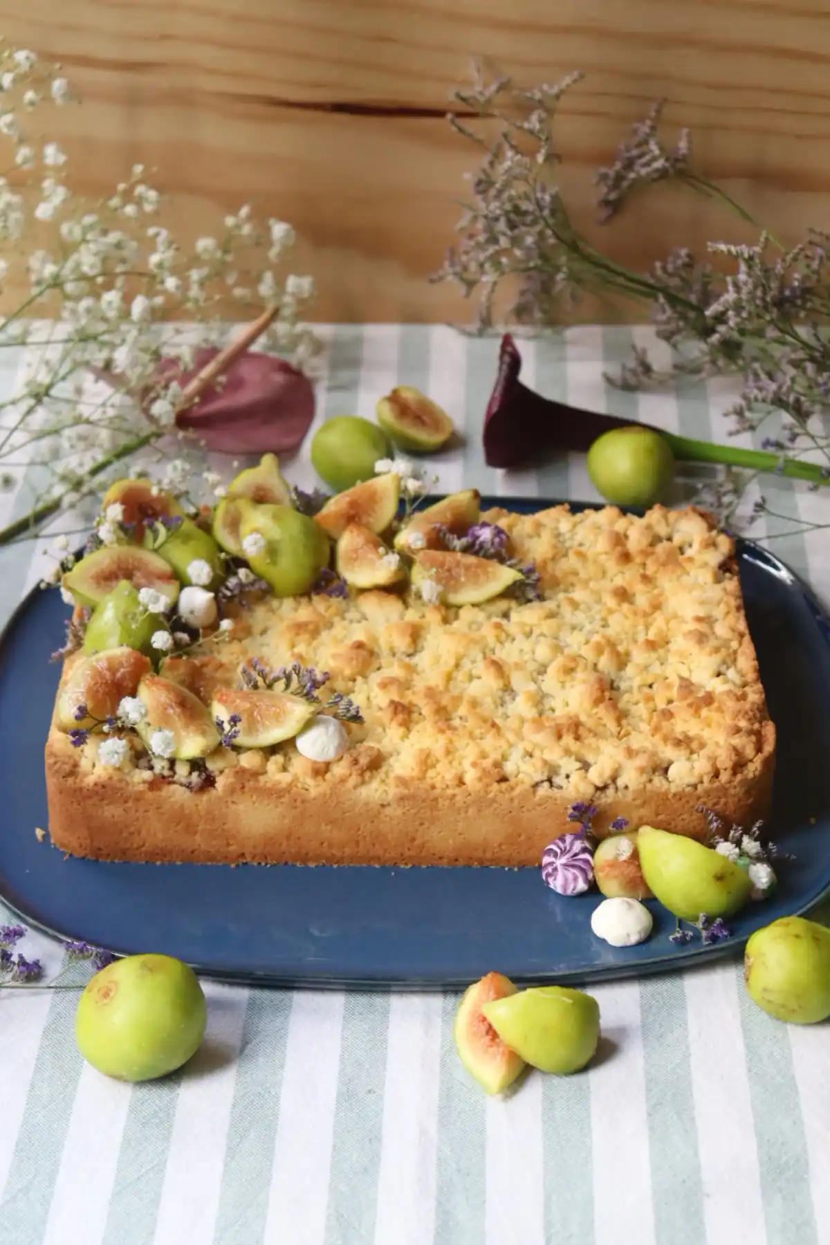 romisbakes recipe Fig and Ricotta Crumble