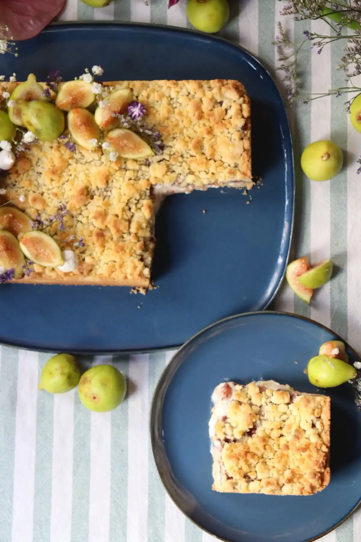 romisbakes recipe Fig and Ricotta Crumble