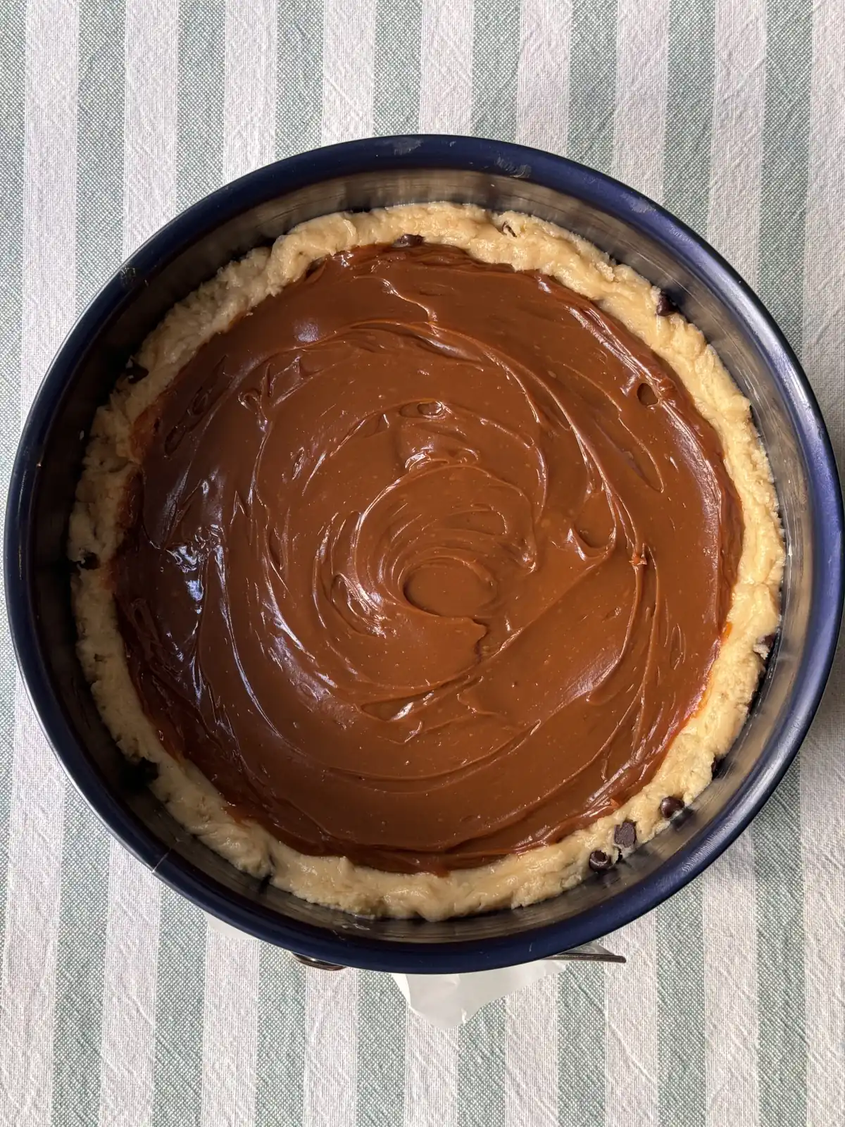 romisbakes recipe Giant Banana, Chocolate and Dulce de Leche Cookie