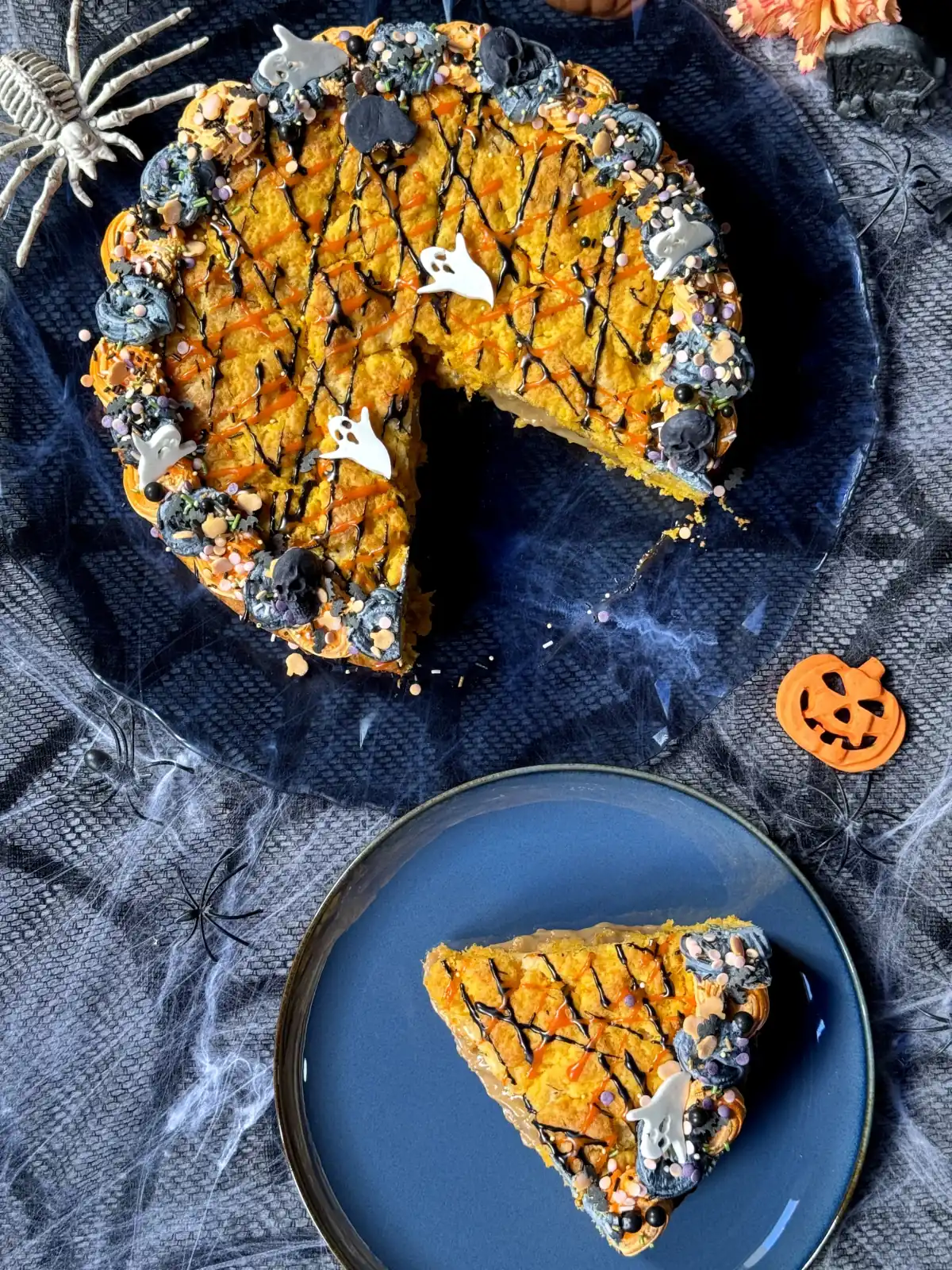 romisbakes recipe Giant Carrot and Coffee Cookie