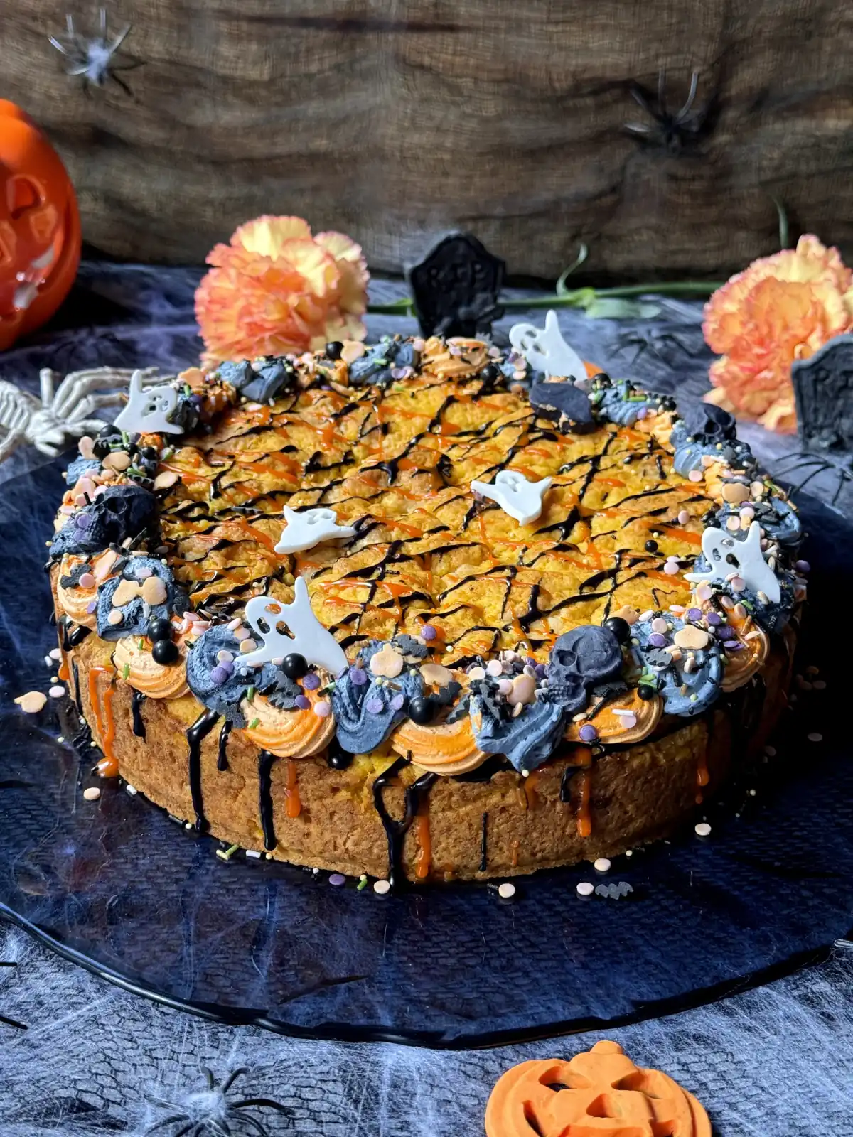 romisbakes recipe Giant Carrot and Coffee Cookie