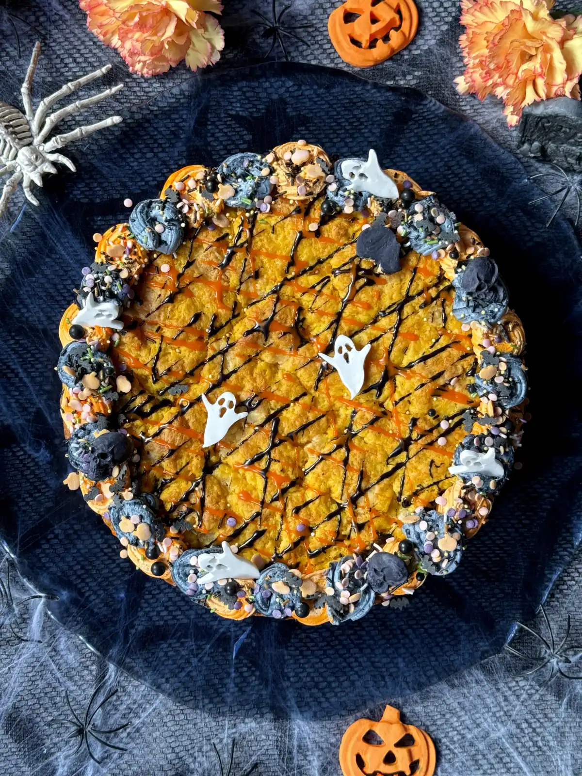 romisbakes recipe Giant Carrot and Coffee Cookie