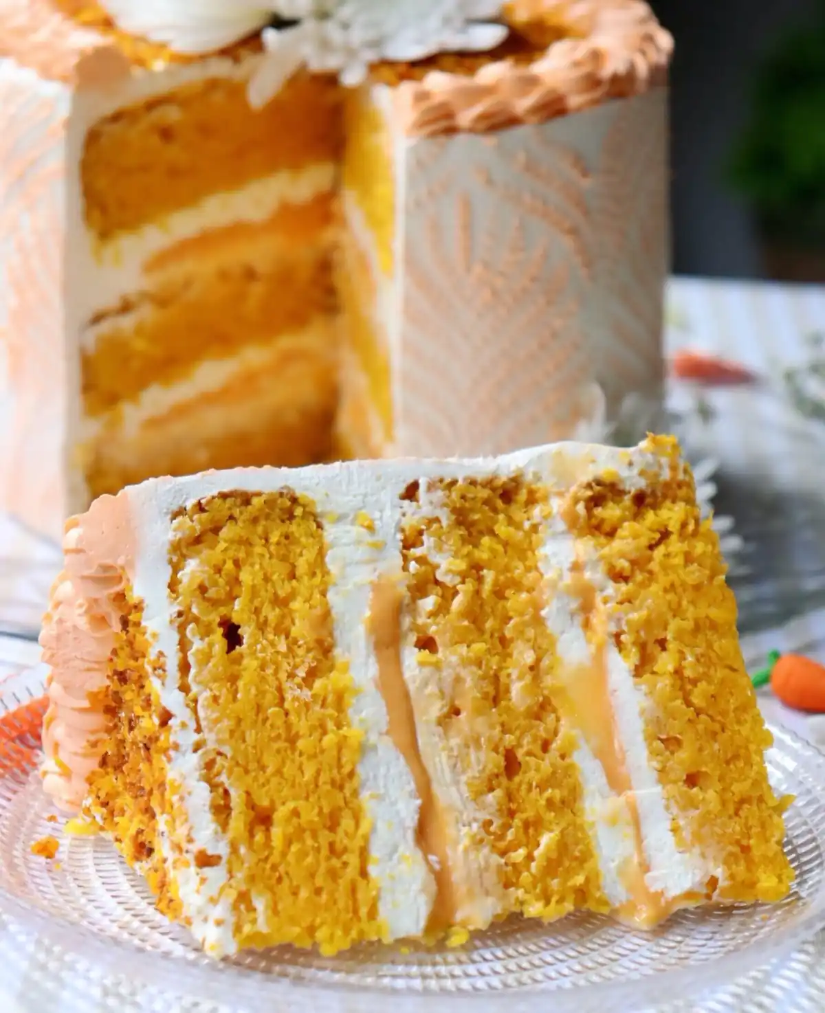 romisbakes recipe Gluten free & lactose free carrot cake