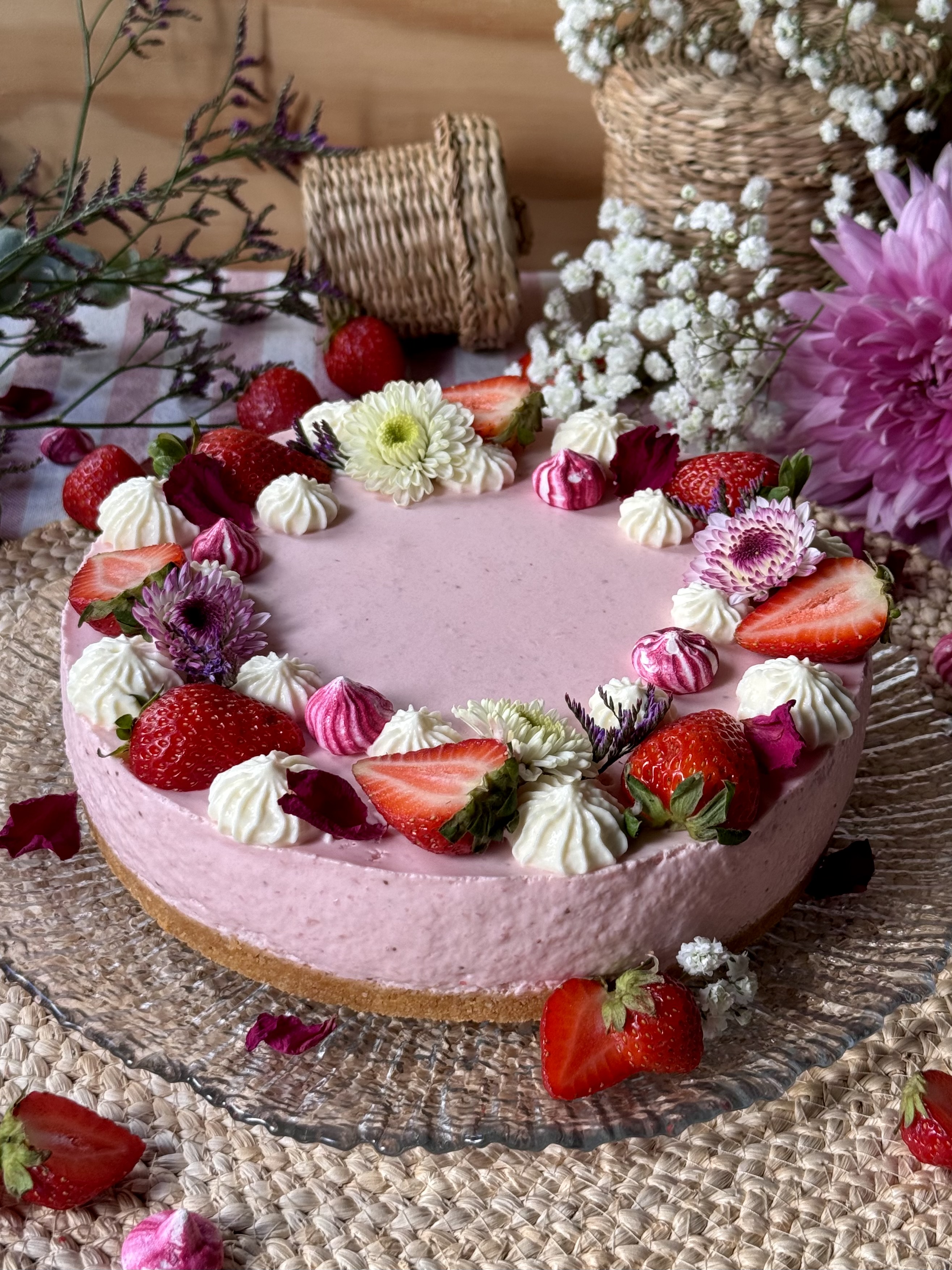 romisbakes receta tarta de fresa sin gluten y sin lactosa