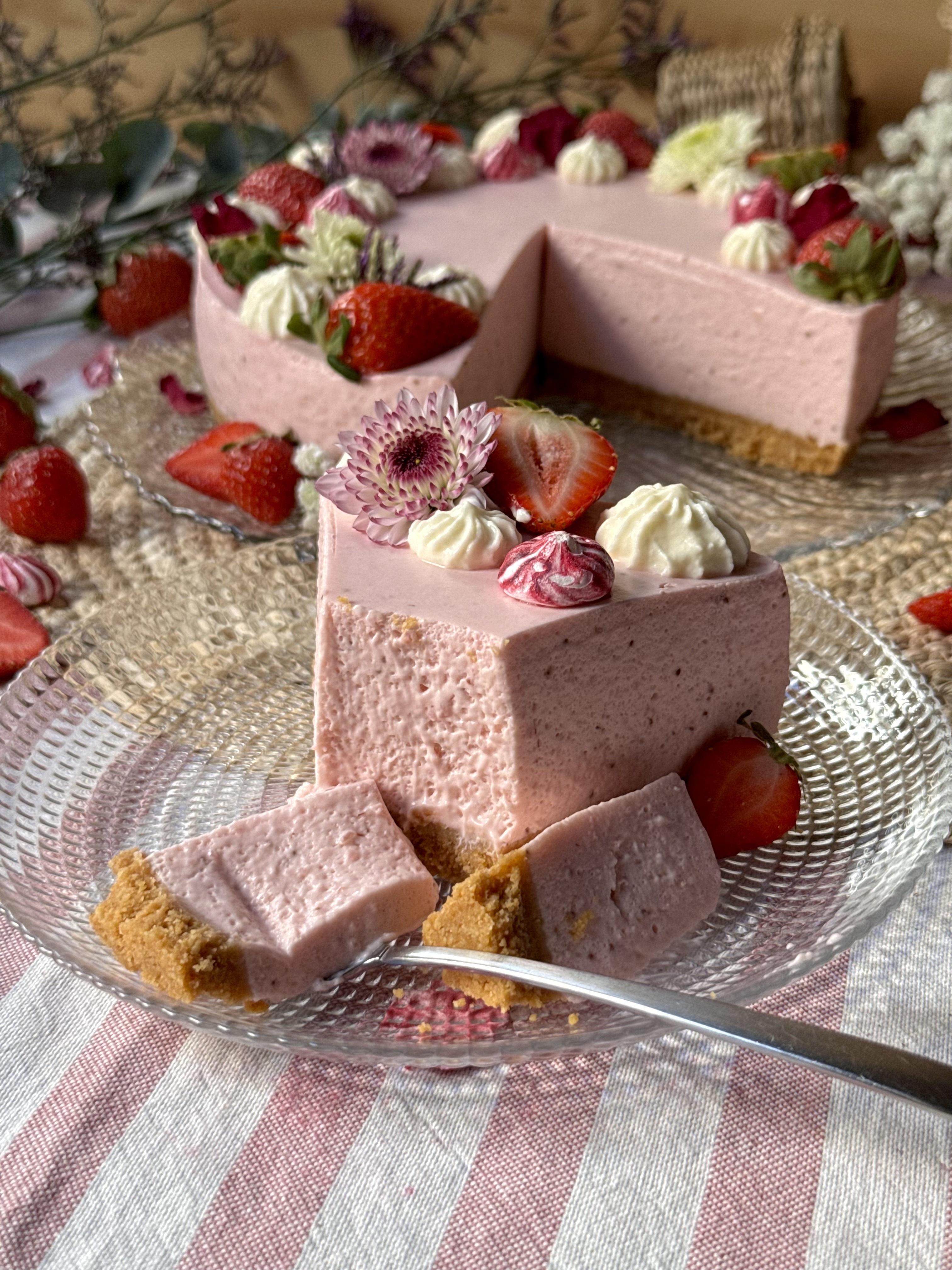 romisbakes receta tarta de fresa sin gluten y sin lactosa