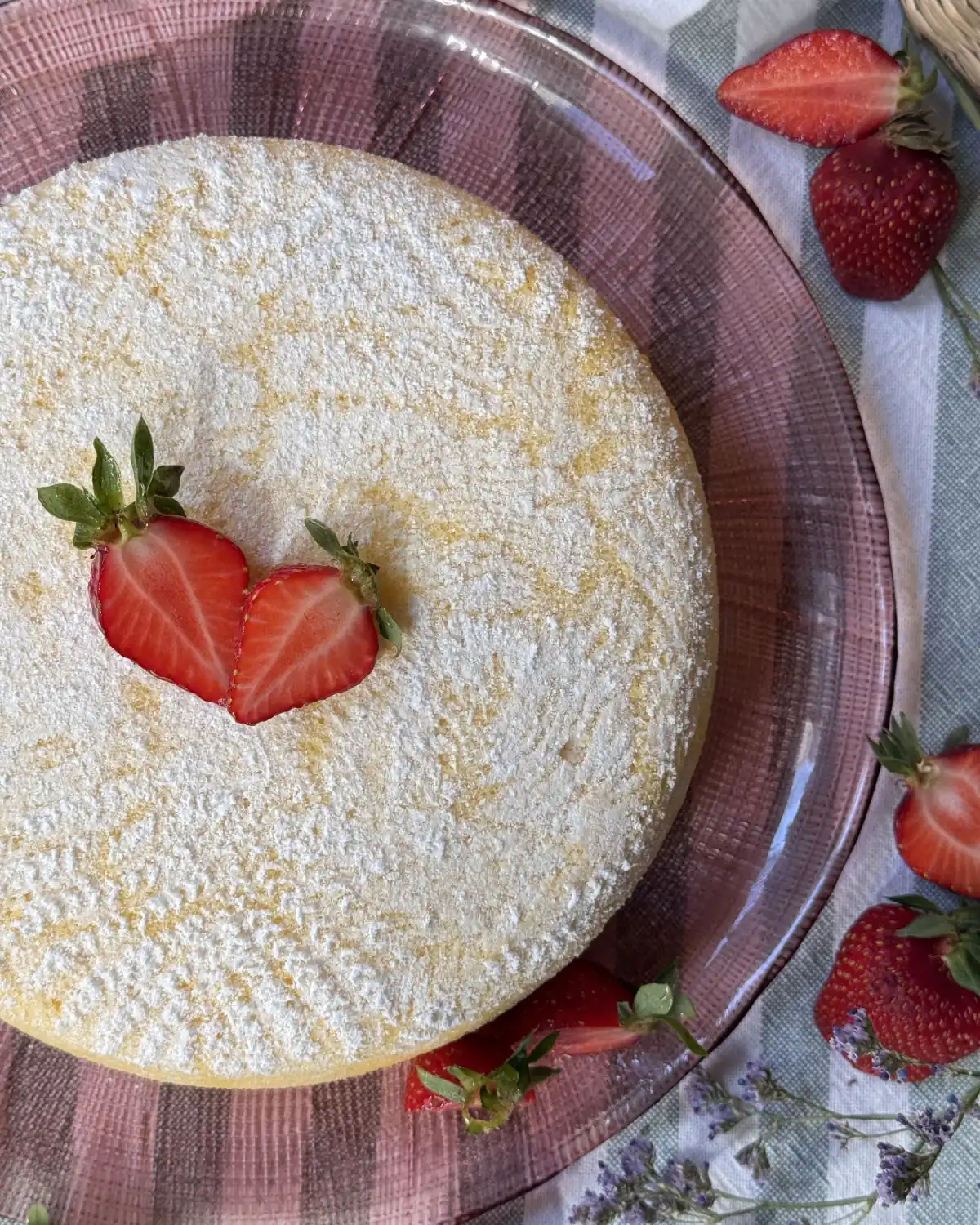 romisbakes recipe Japanese cheesecake