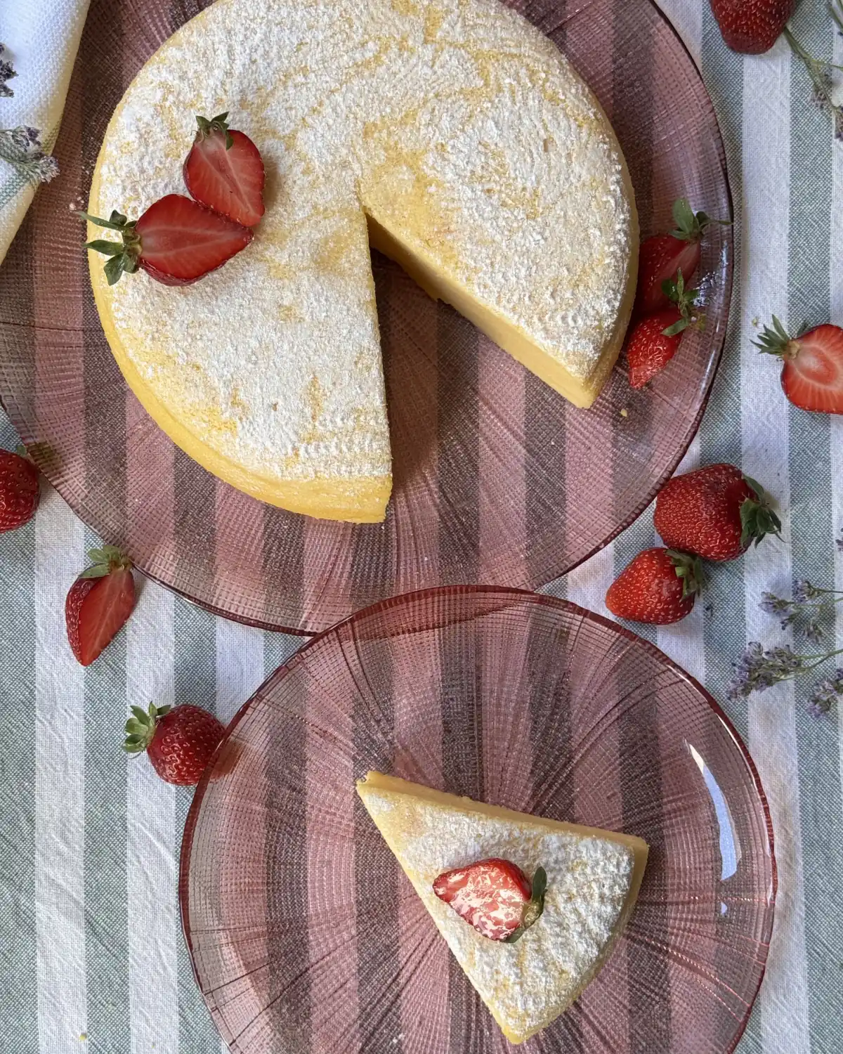 romisbakes recipe Japanese cheesecake