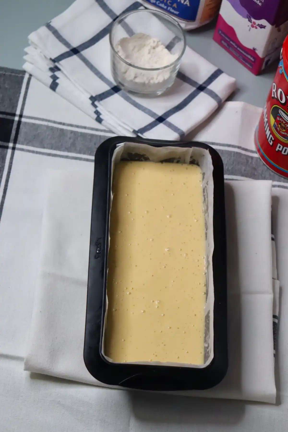 romisbakes recipe Lactose free lemon & blueberry cake