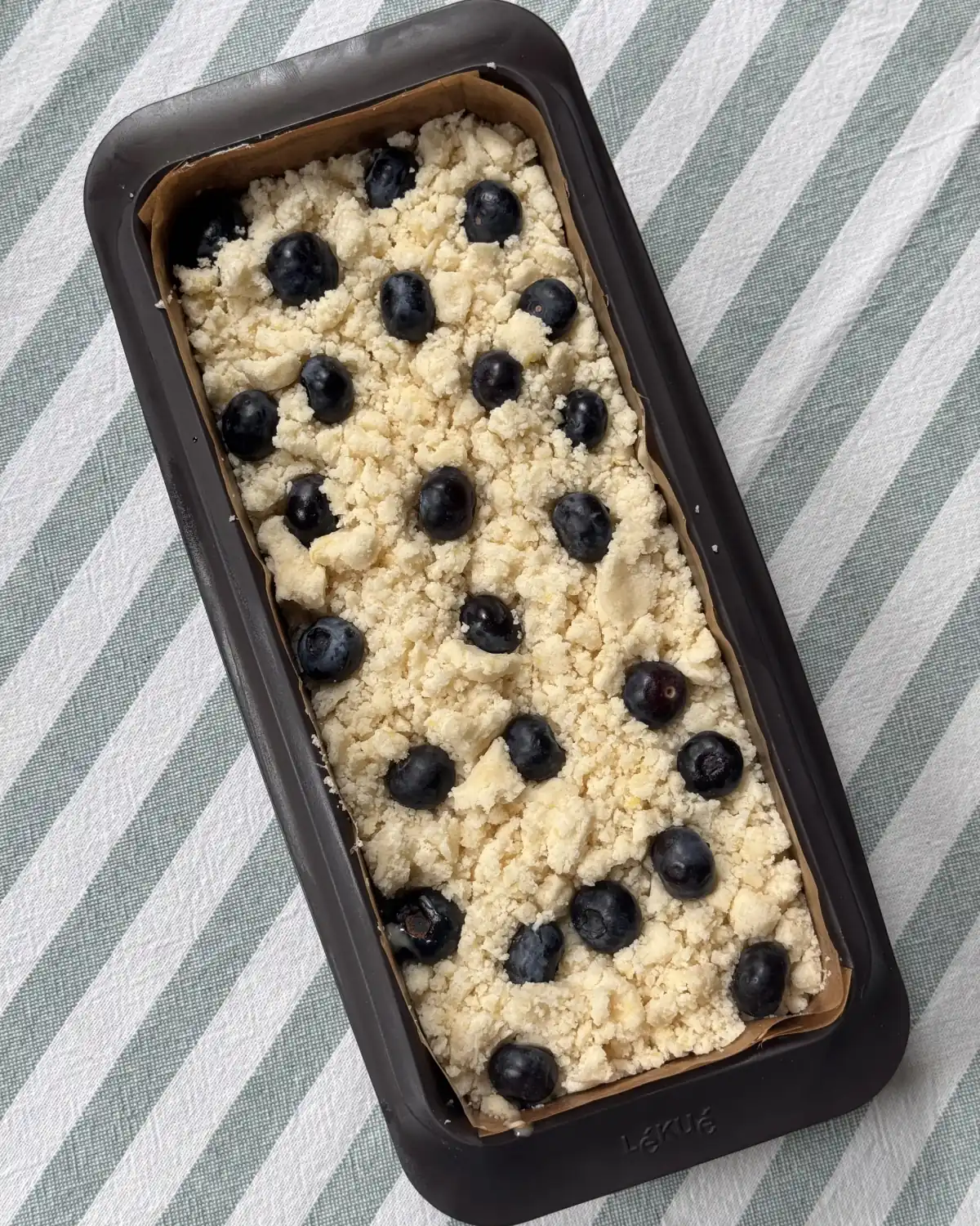 romisbakes receta Bizcocho de limón y arándanos con crumble