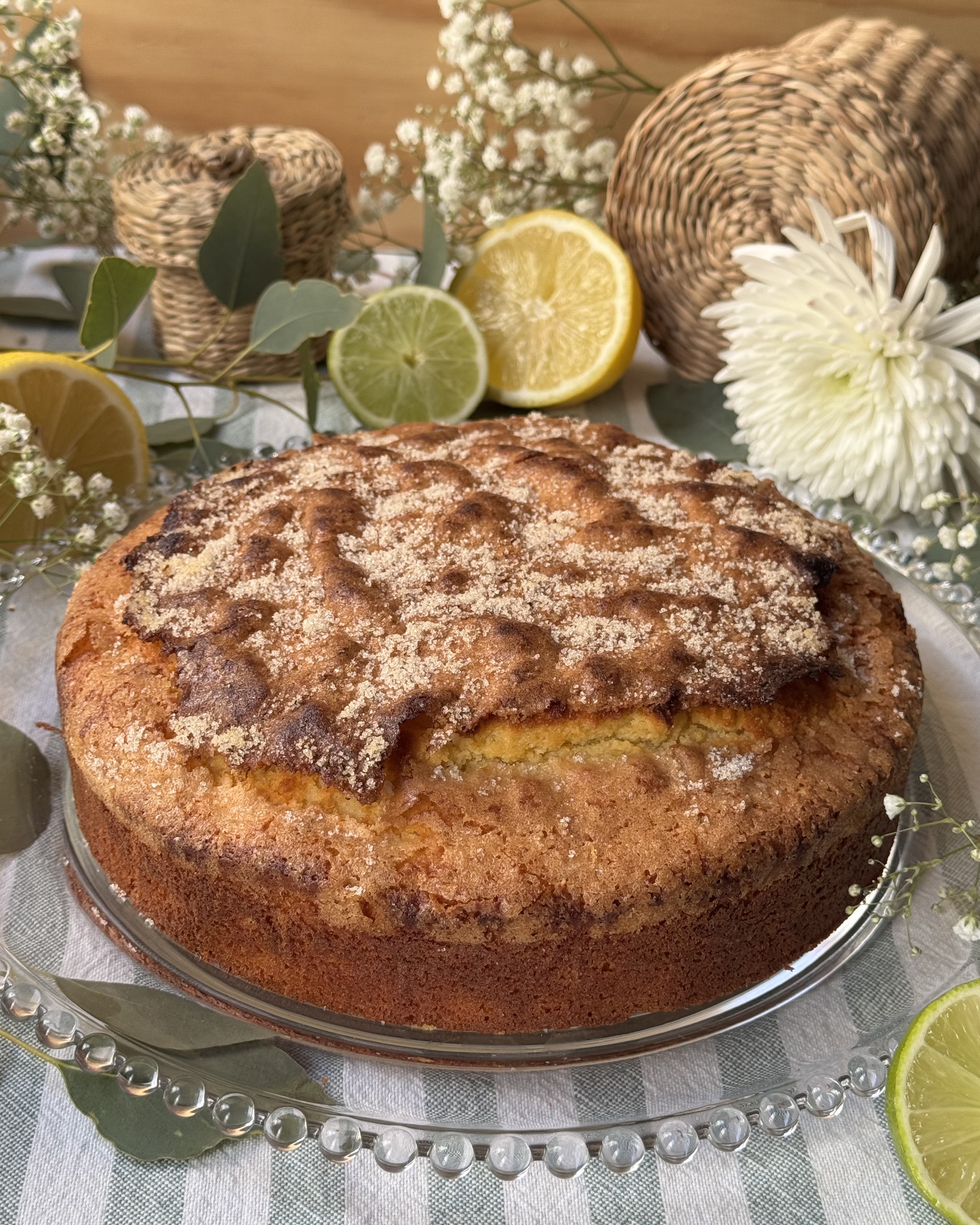 romisbakes recipe Lemon lime cake