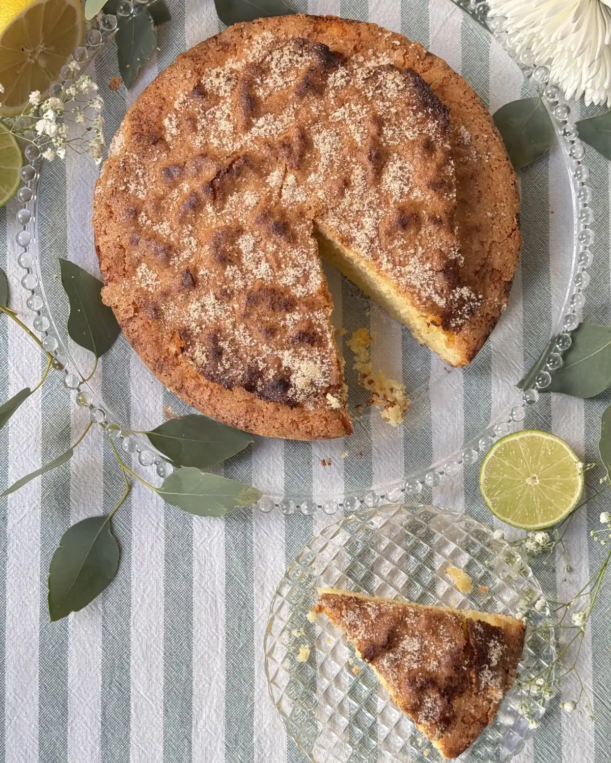 romisbakes receta Bizcocho de lima limón