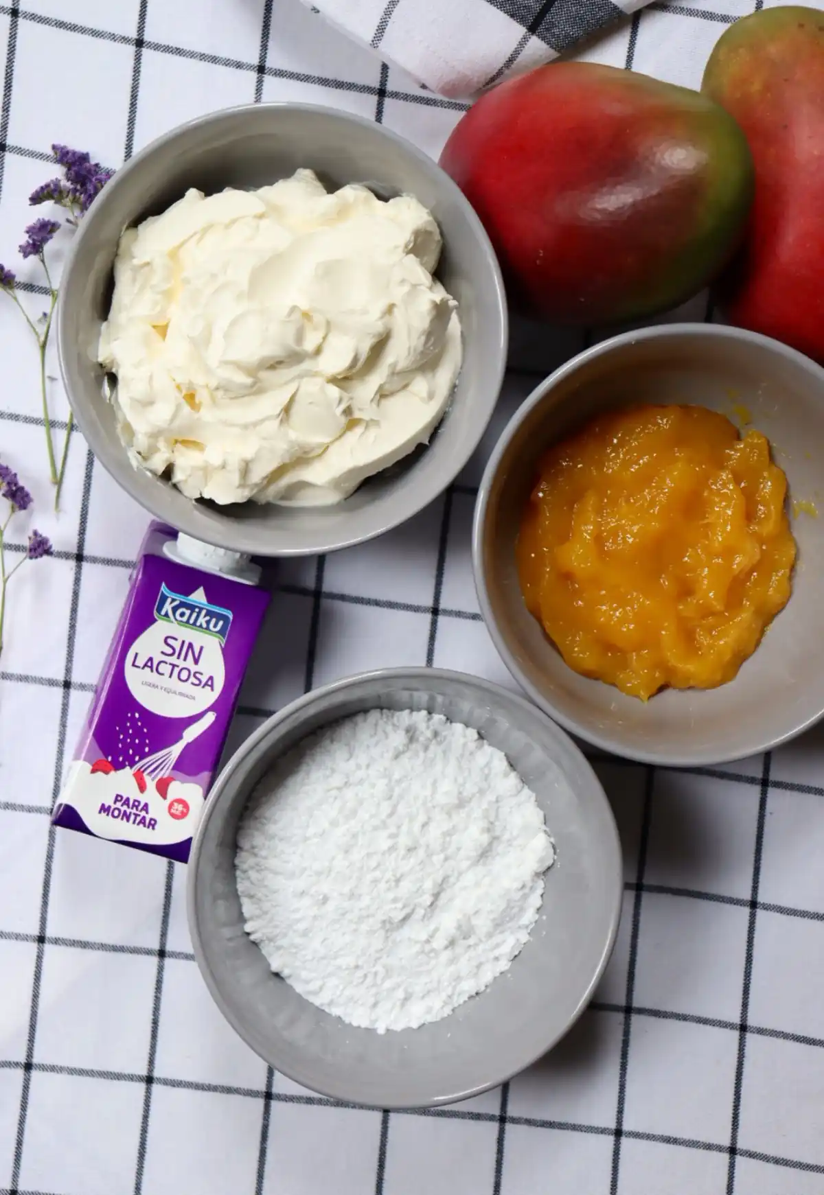 romisbakes recipe Lactose free lemon & mango cake