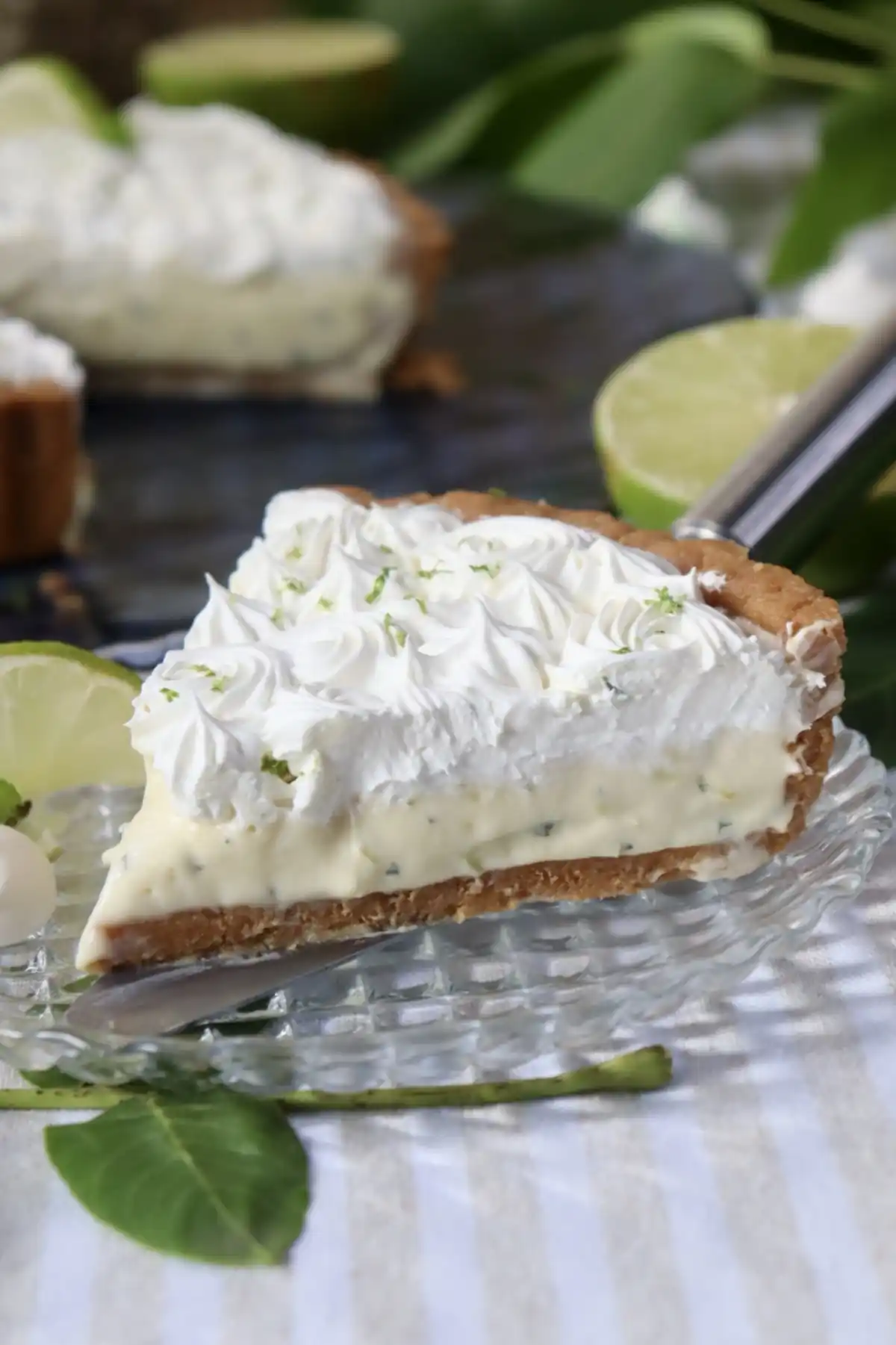 romisbakes recipe Lime and spearmint pie