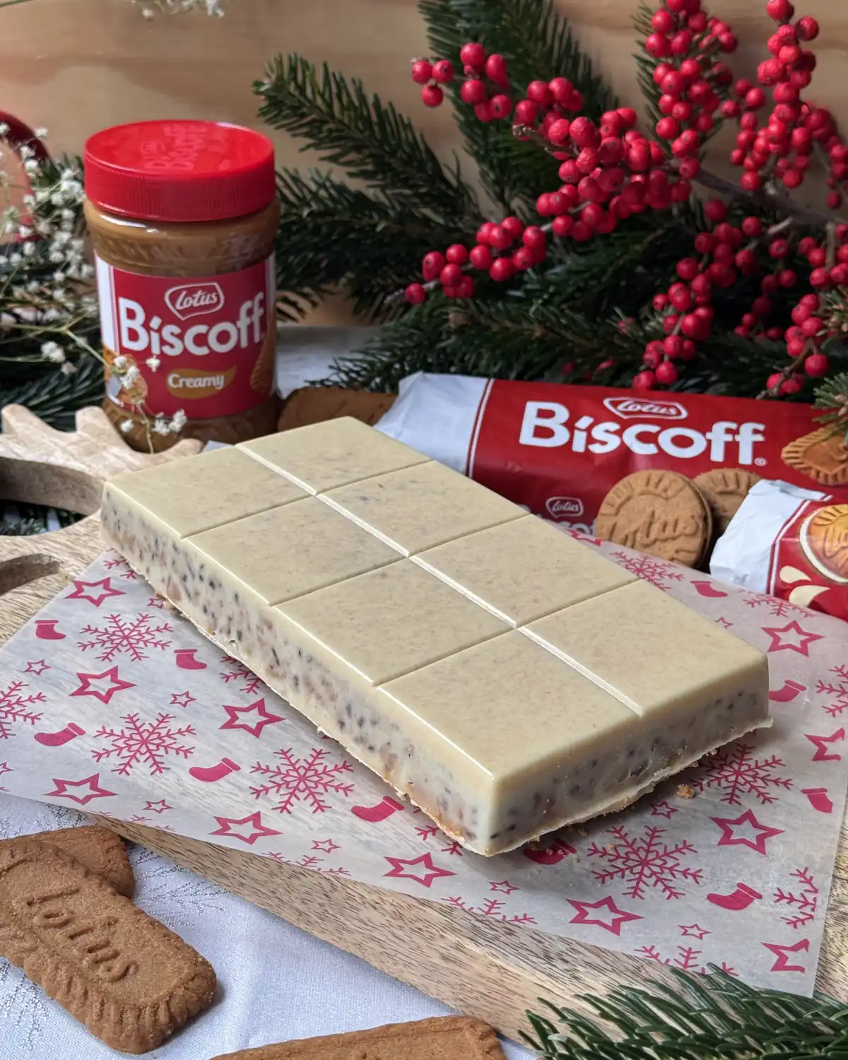 romisbakes receta Turrón lotus