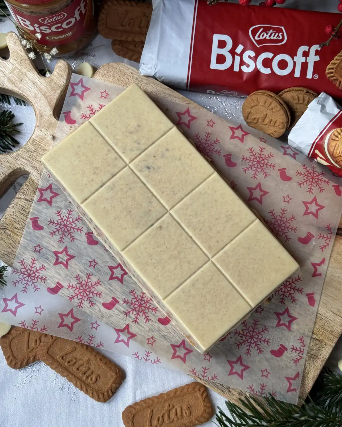 romisbakes receta Turrón lotus