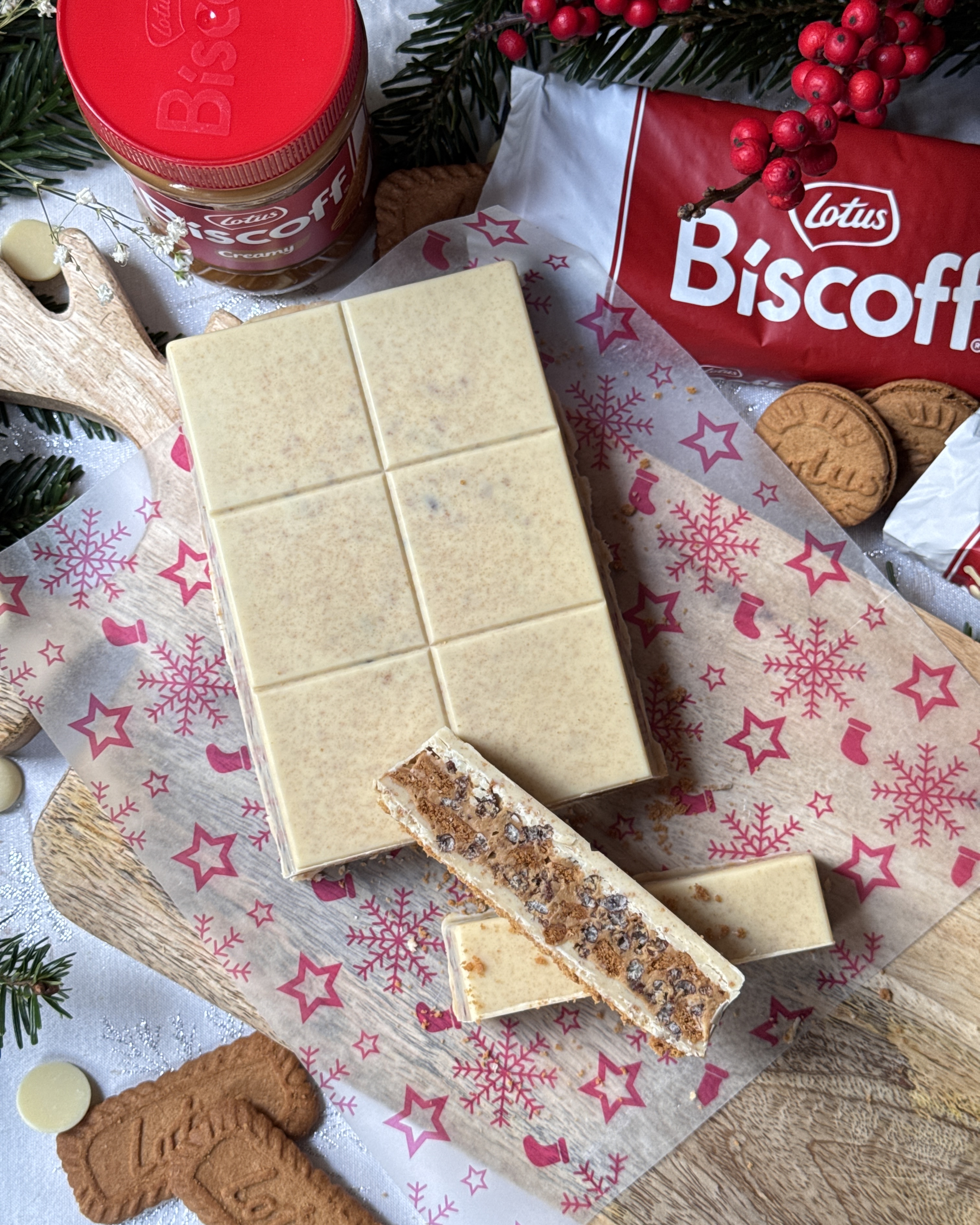 romisbakes recipe Lotus nougat