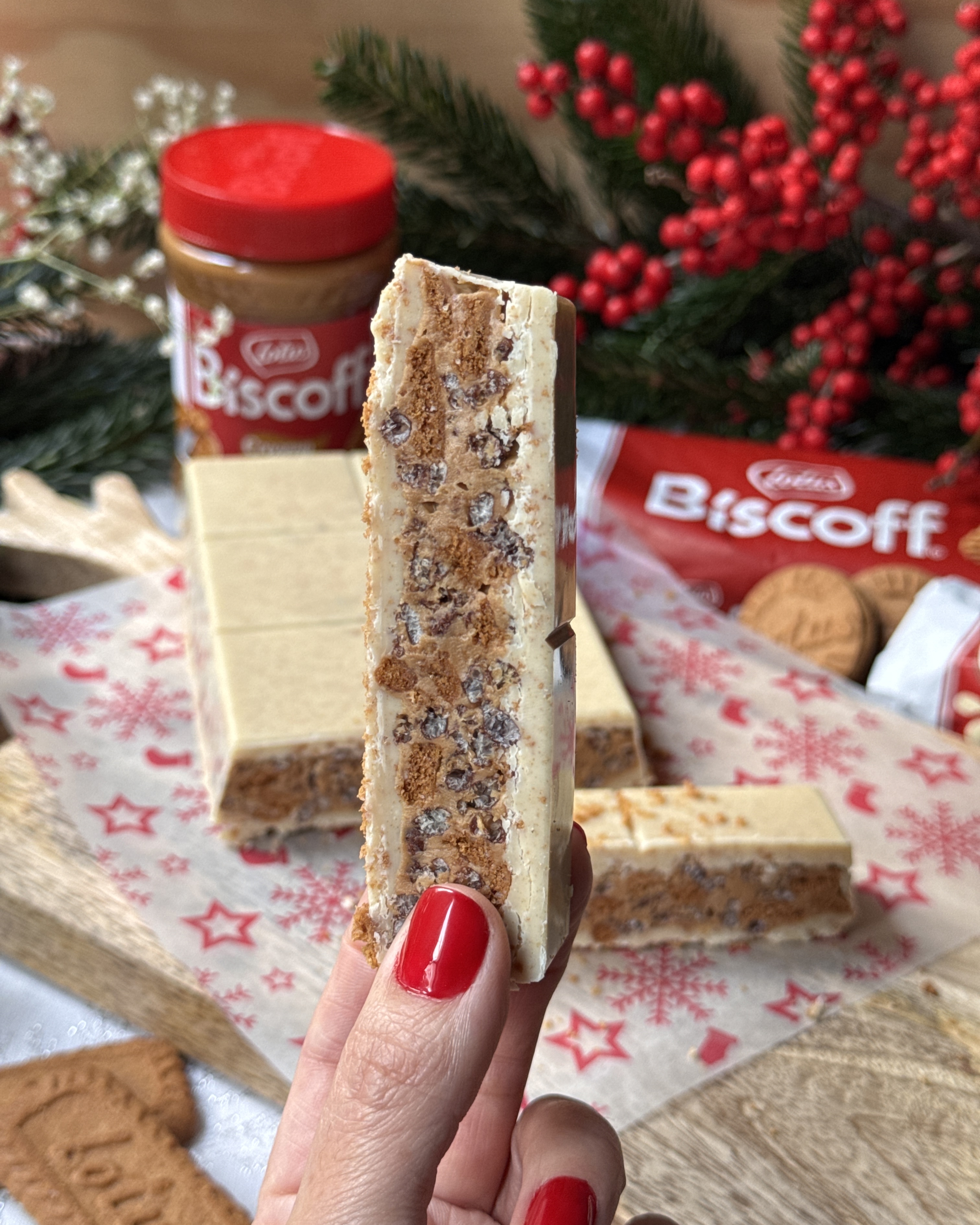 romisbakes recipe Lotus nougat