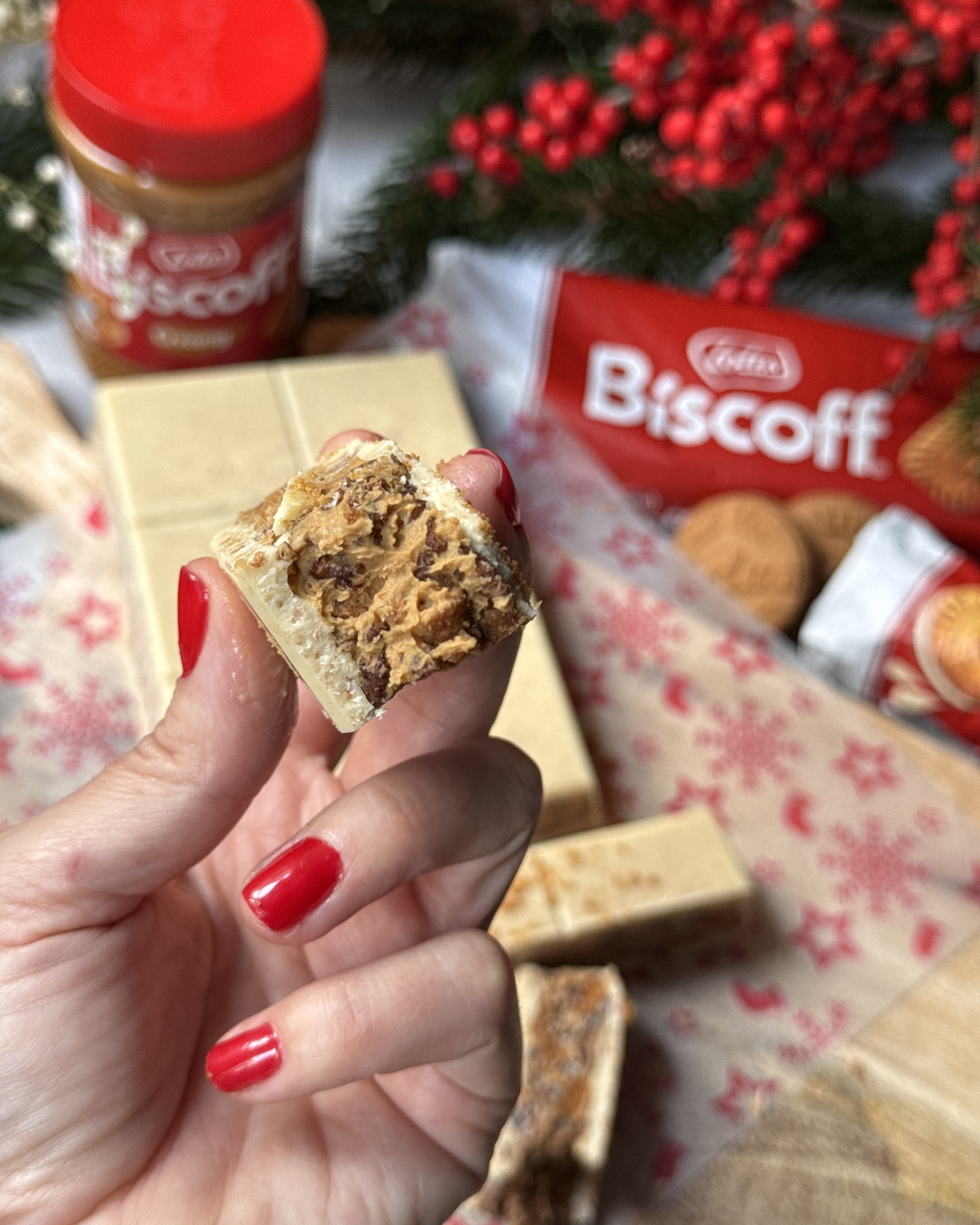 romisbakes recipe Lotus nougat