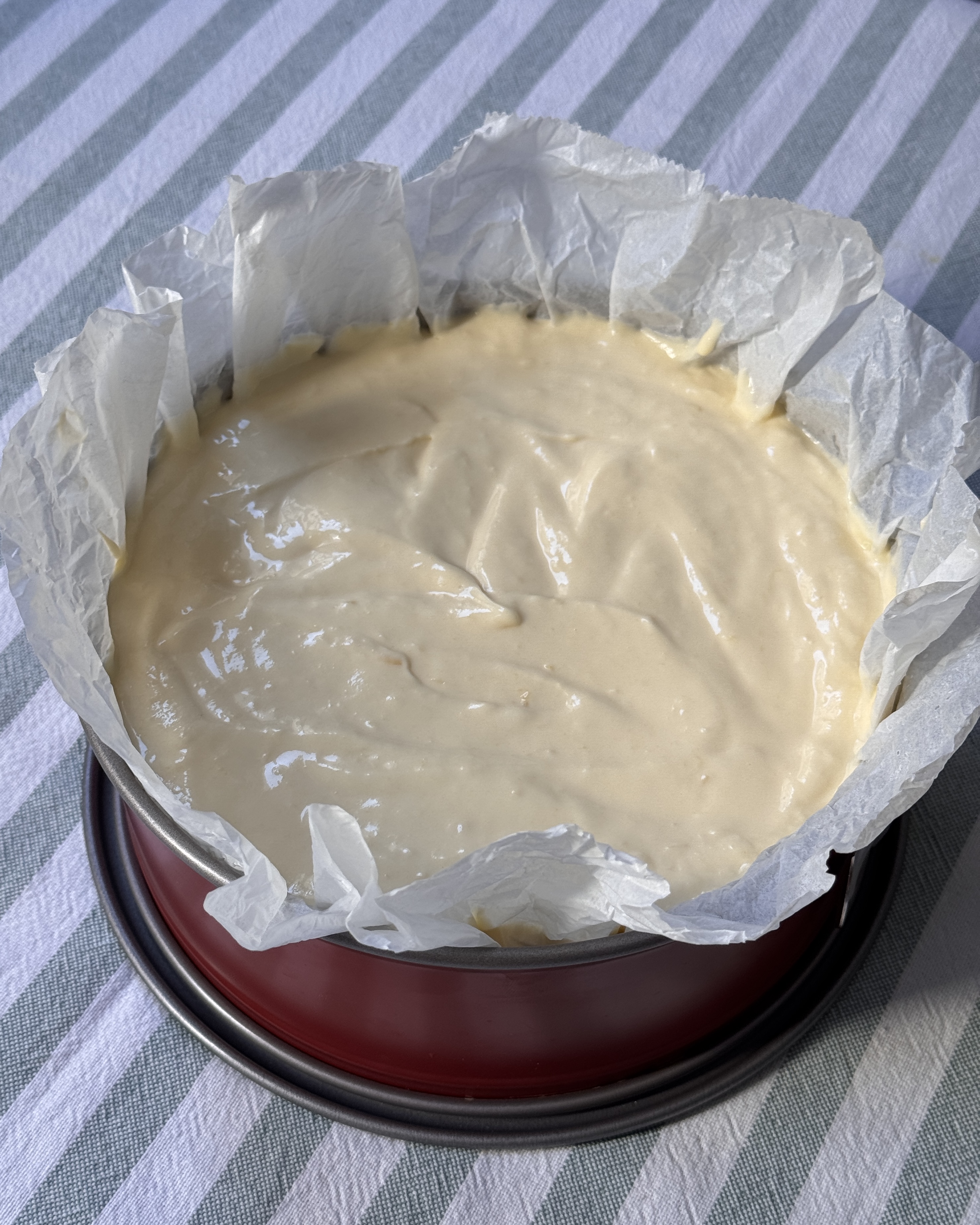 romisbakes recipe Baked mango cheesecake