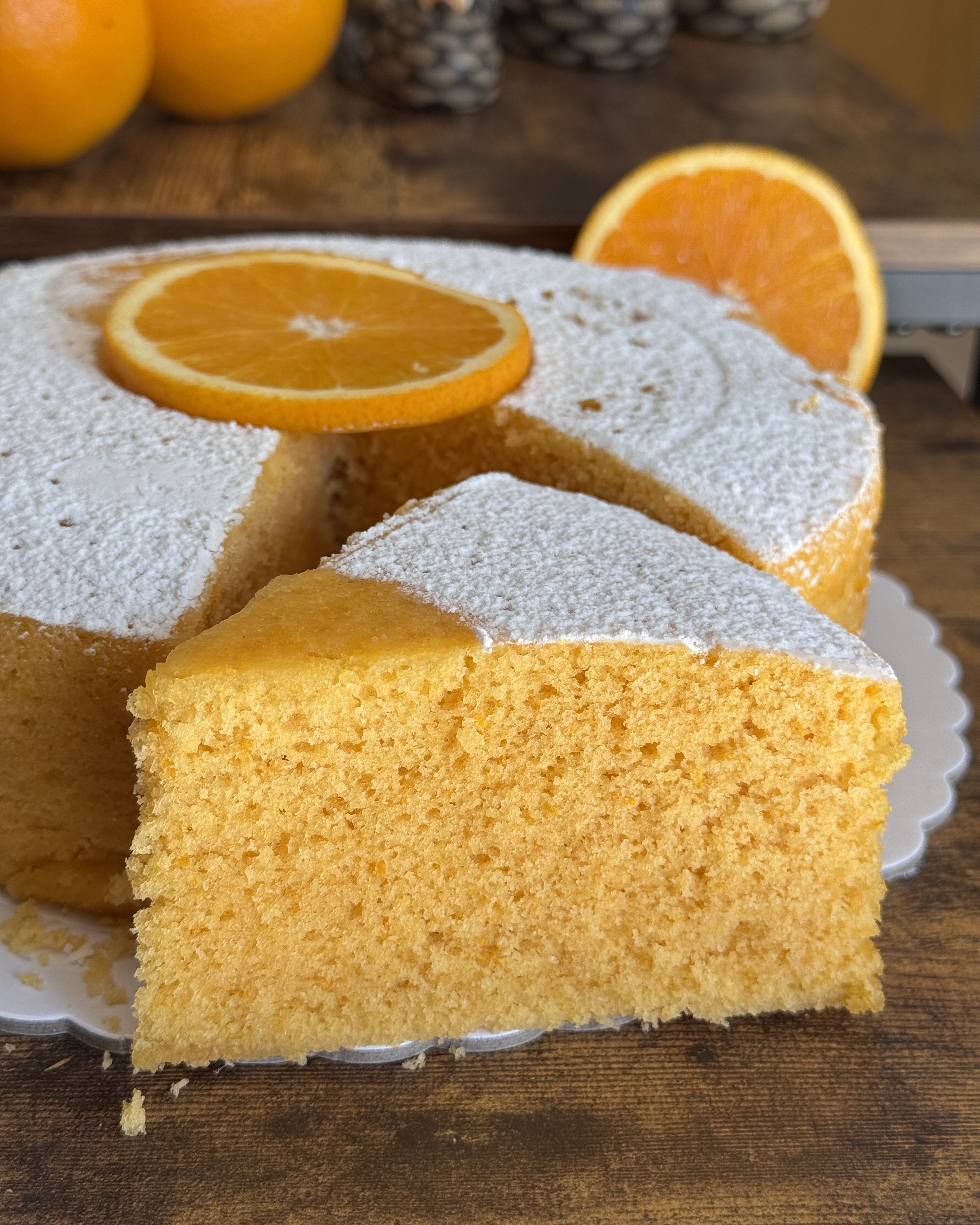 romisbakes receta Bizcocho de naranja al microondas