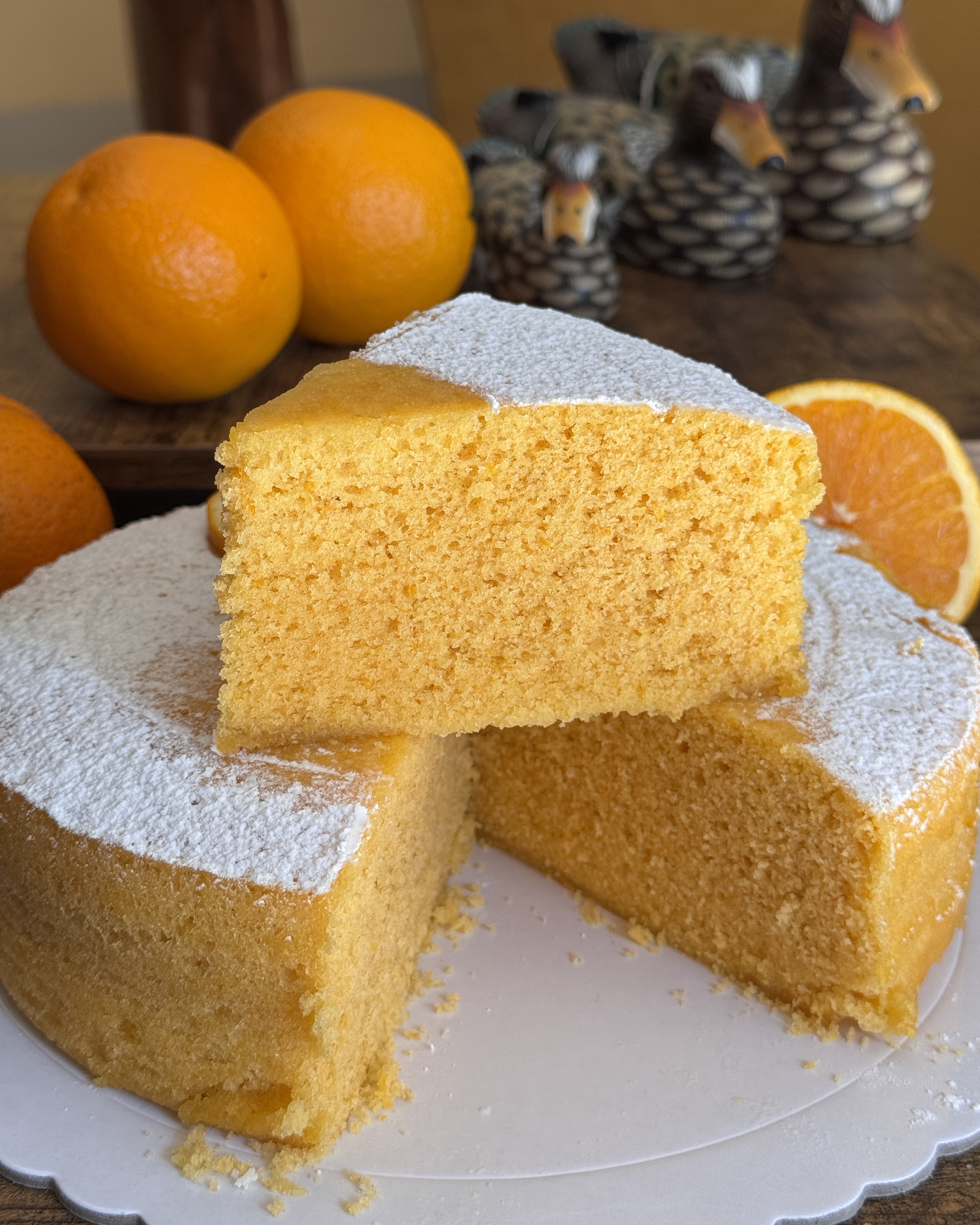romisbakes receta Bizcocho de naranja al microondas